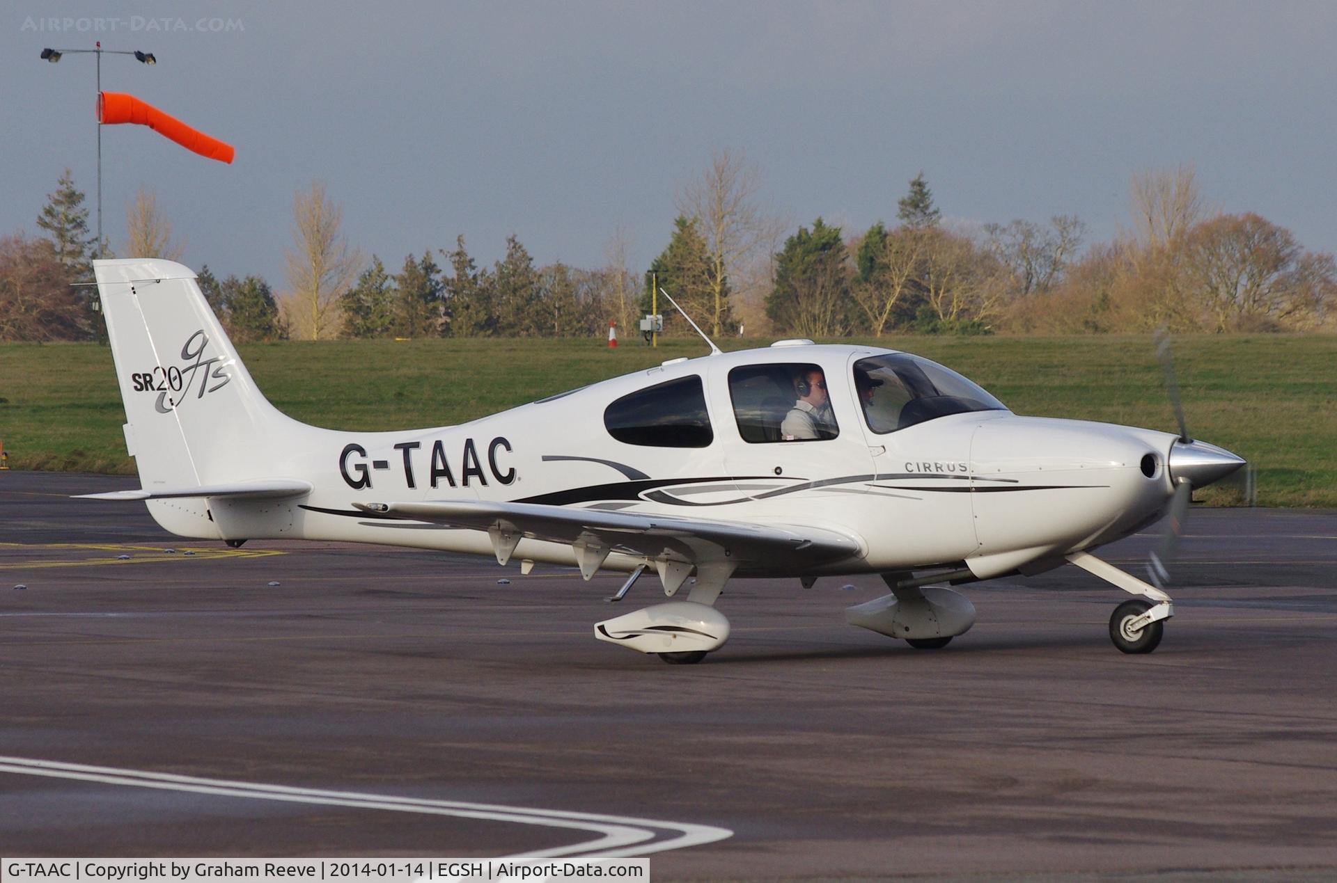 G-TAAC, 2006 Cirrus SR20 GTS C/N 1694, About to depart.