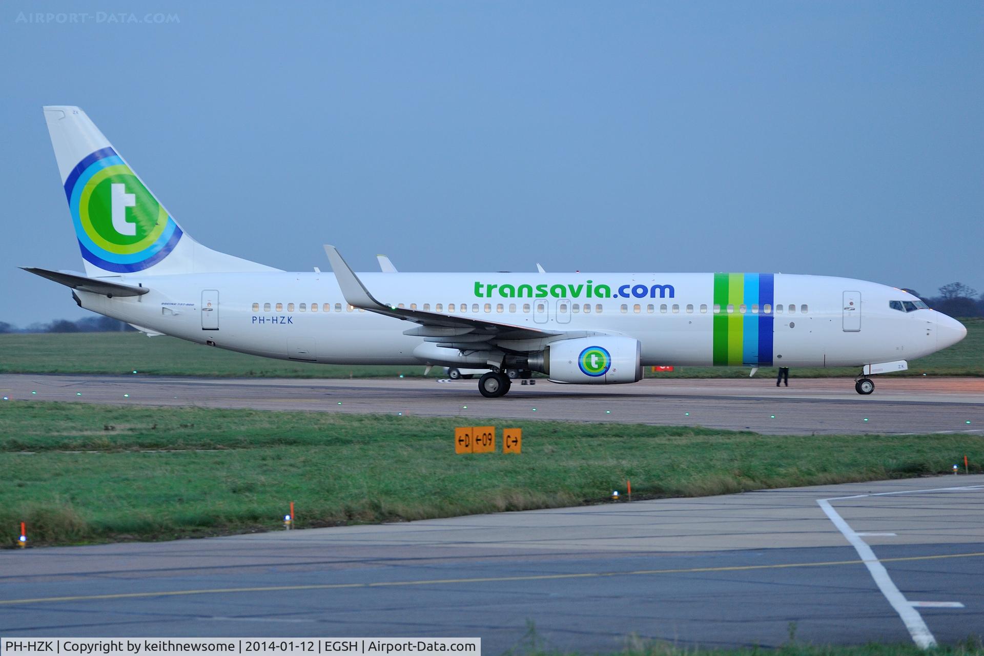 PH-HZK, 2000 Boeing 737-8K2 C/N 30390, Arriving for maintenance !