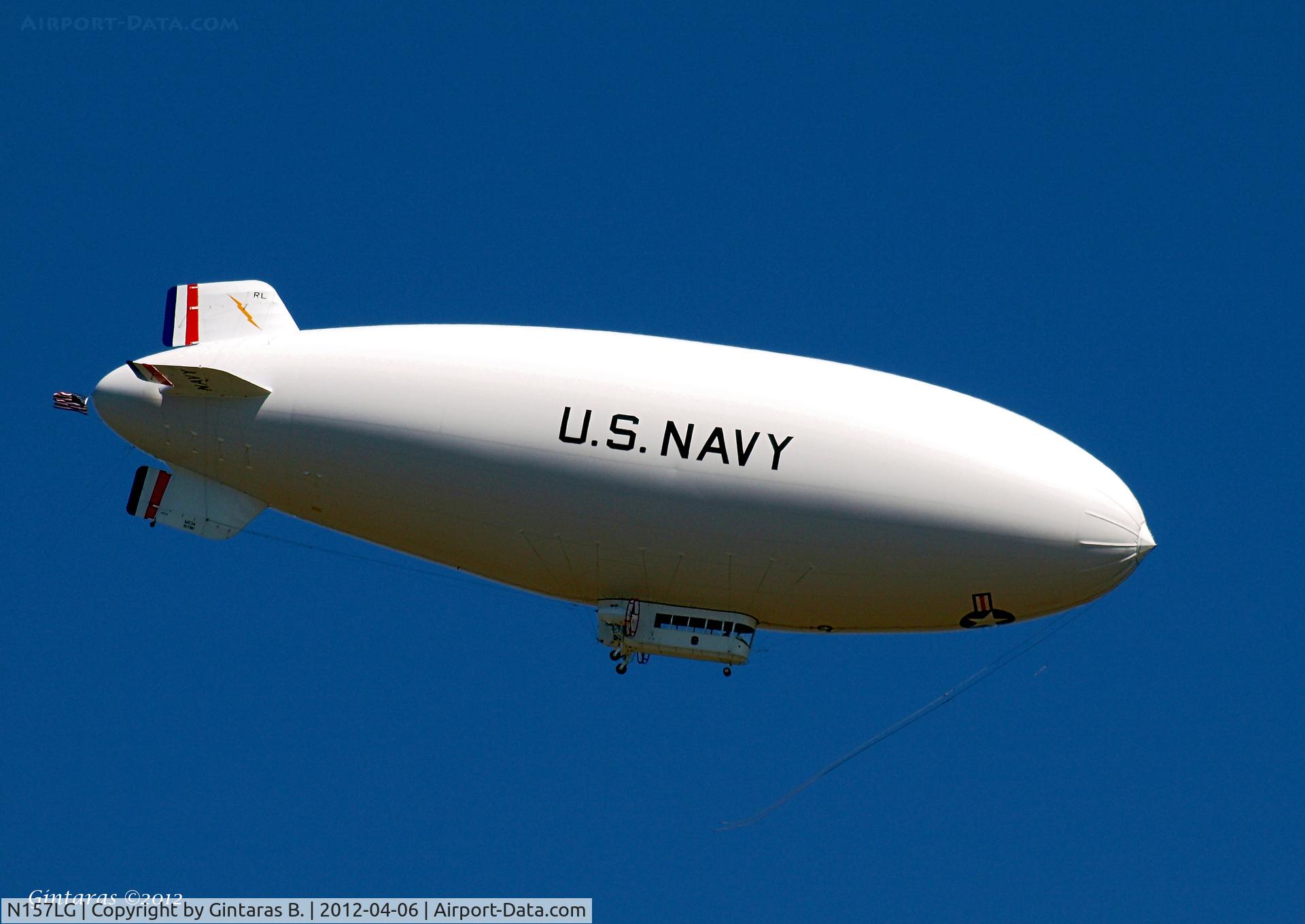 N157LG, American Blimp Corp A-1-70G C/N 107, Over Long Island/Mineola