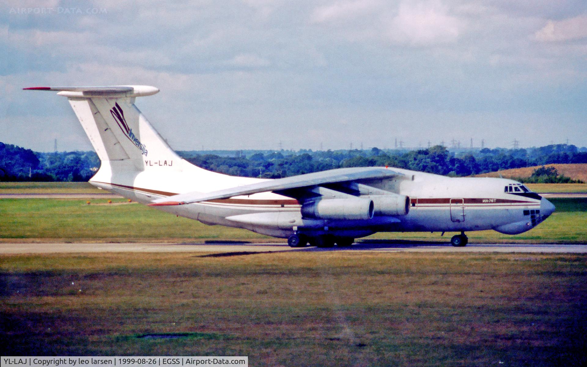 YL-LAJ, 1978 Ilyushin Il-76T C/N 0834 14432, Stansted England 26.8.99