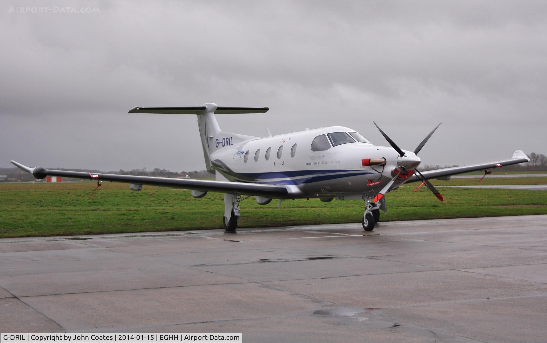 G-DRIL, 2013 Pilatus PC-12/47E C/N 1422, Resident parked at Pilatus Centre