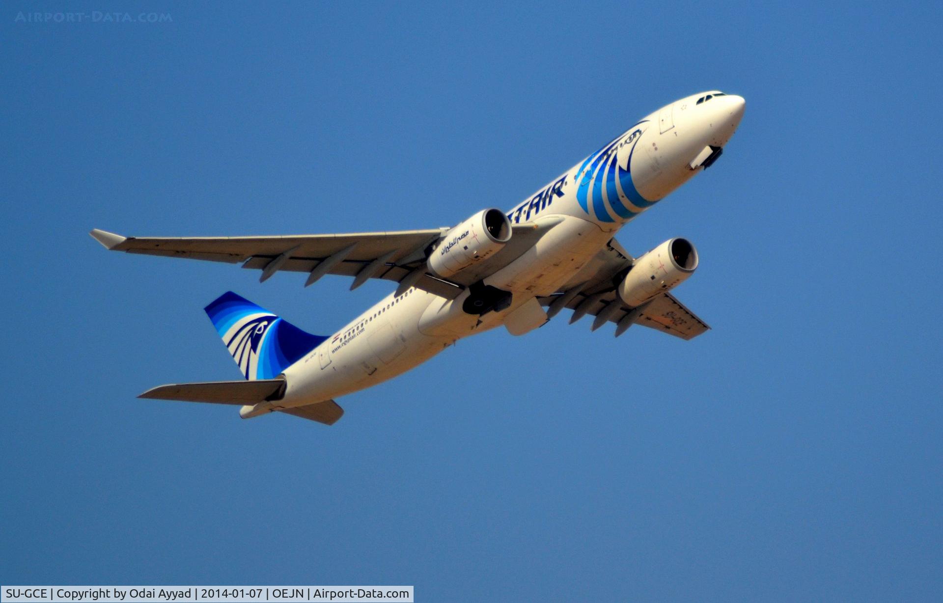 SU-GCE, 2004 Airbus A330-243 C/N 600, Egypt Air After Takeoff from Jeddah
