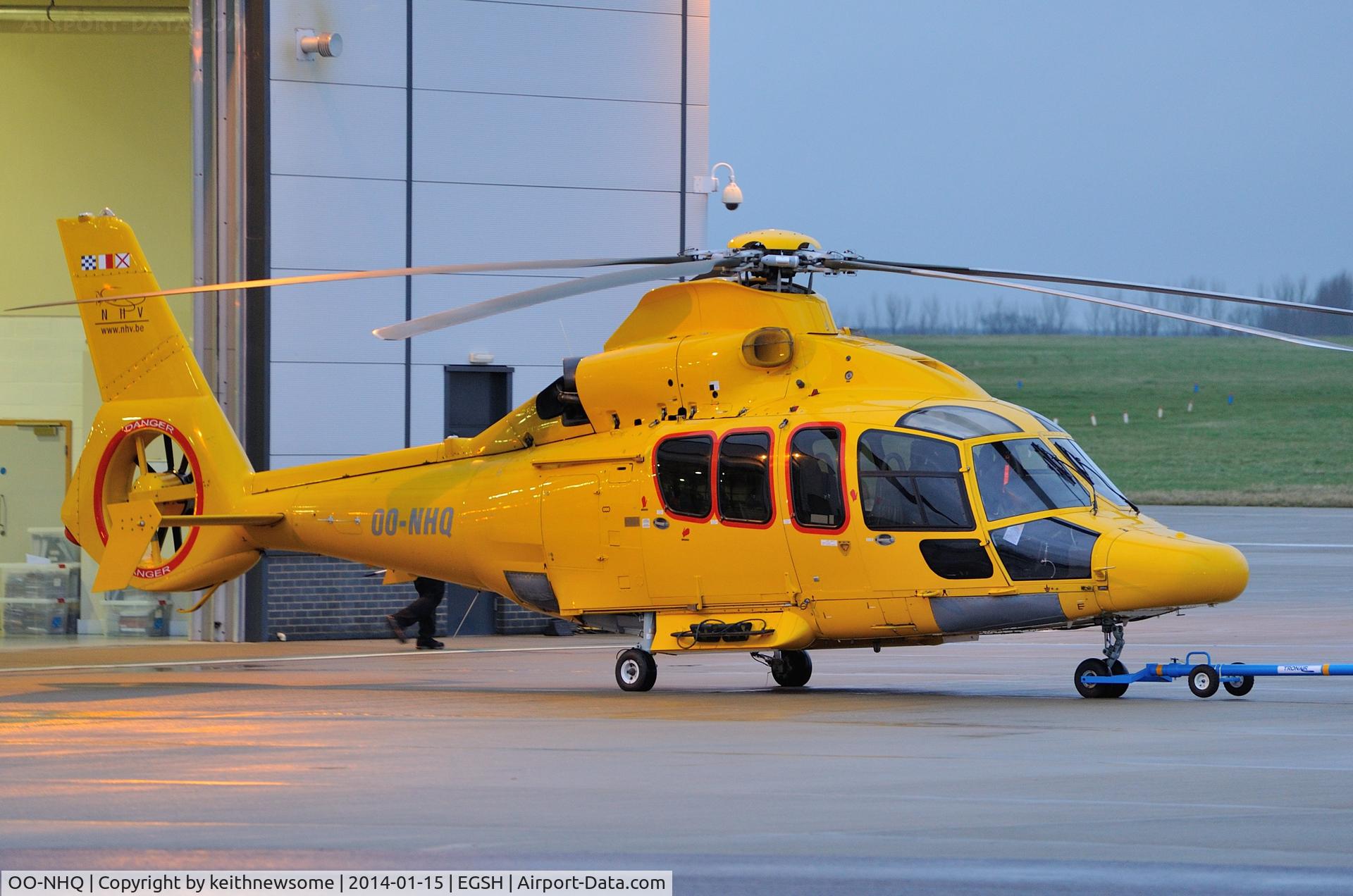 OO-NHQ, 2007 Eurocopter EC-155B-1 C/N 6778, First sighting of this airframe !