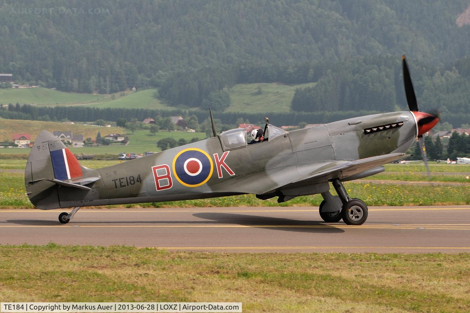 TE184, 1945 Supermarine 361 Spitfire LF.XVIe C/N CBAF.IX.4394, Airpower
