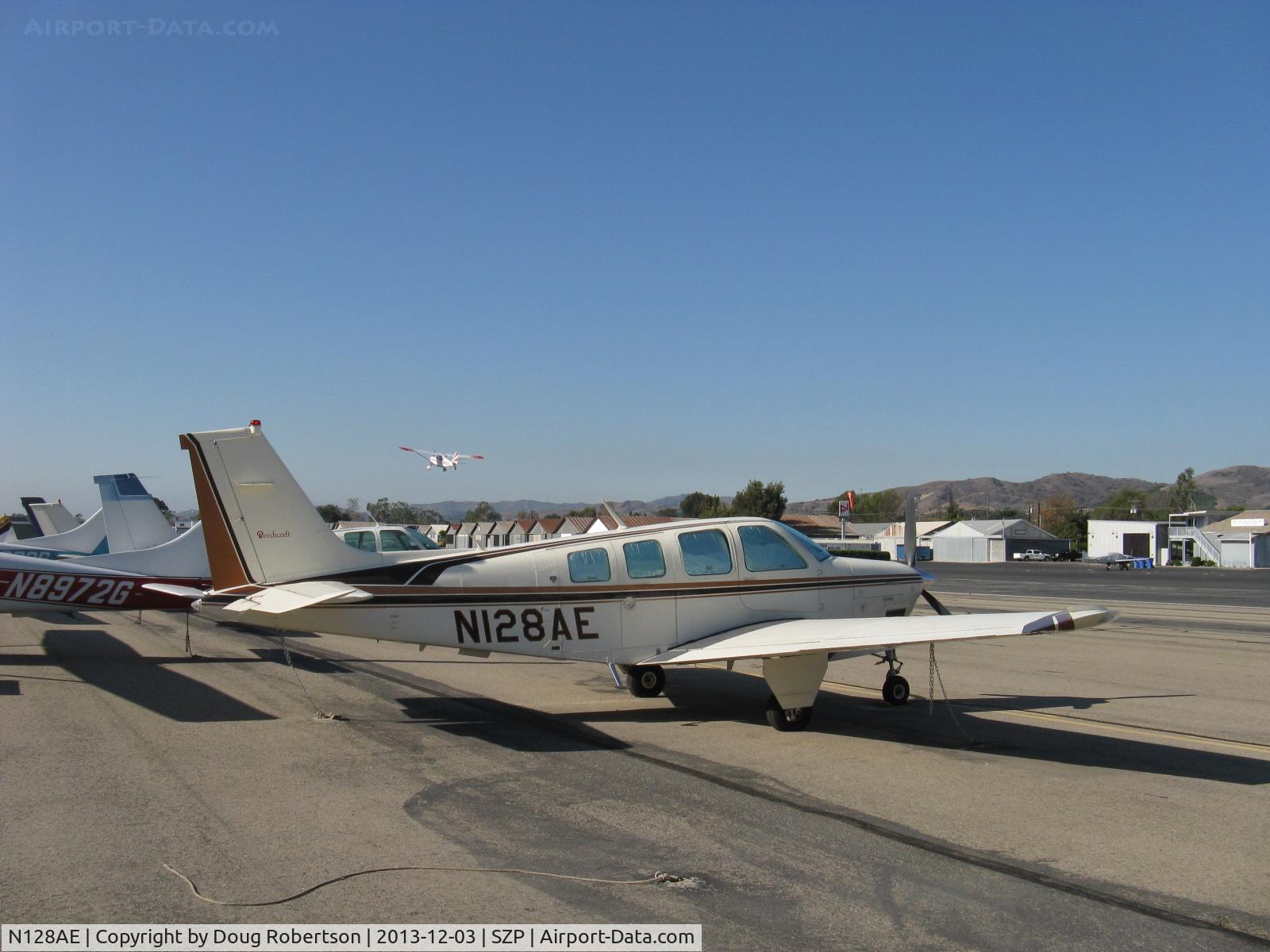 N128AE, 1981 Beech A36 Bonanza 36 C/N E-1830, 1981 Beech A36 BONANZA, Continental IO-520 285 hp