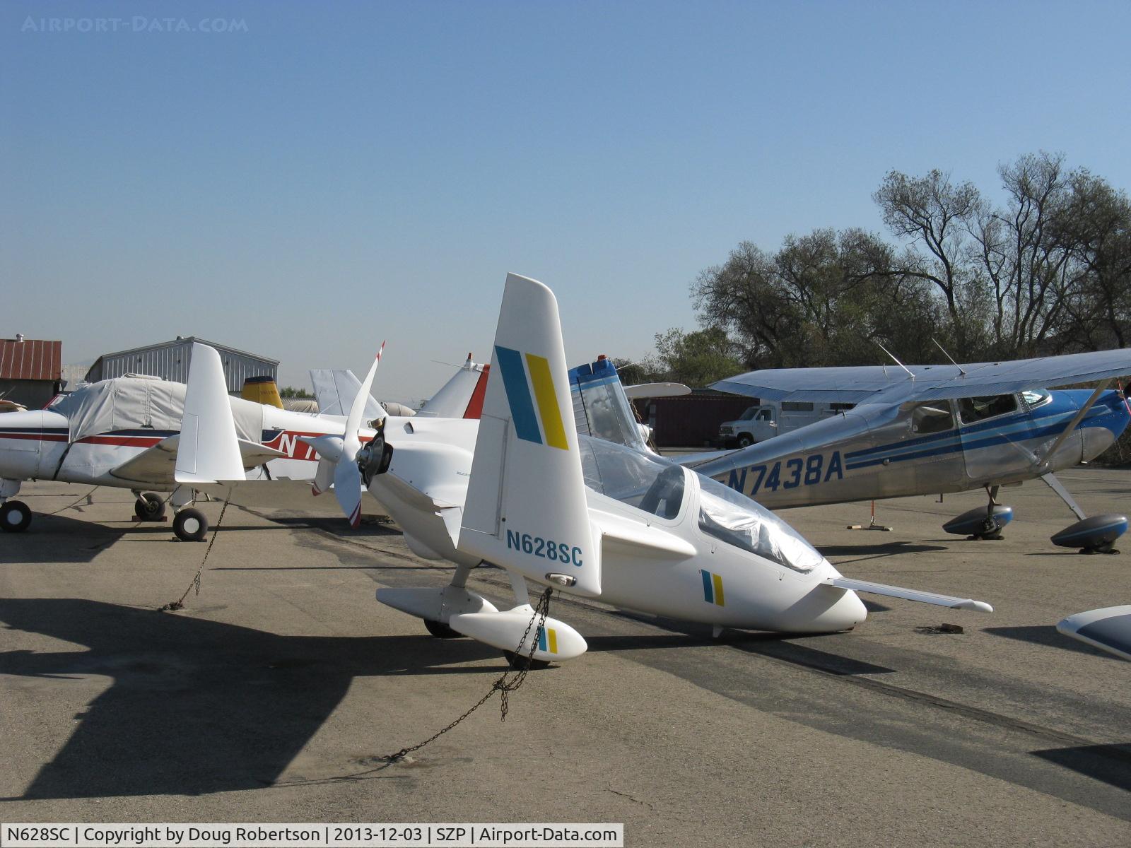 N628SC, Gyroflug SC-01B-160 Speed Canard C/N S-29, 1986 Gyroflug SC 01 B SPEED CANARD, Lycoming O-320-D1A 160 Hp pusher, MT prop, two place tandem seats, production aircraft von Deutschland but Experimental classed here