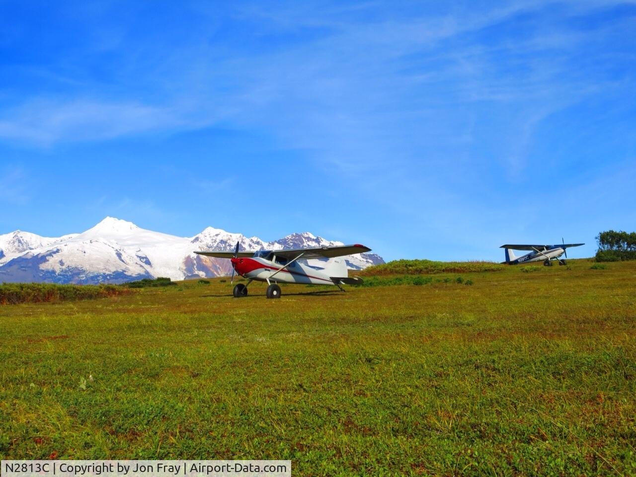 N2813C, 1954 Cessna 170B C/N 26356, West Cook Inlet Alaska.