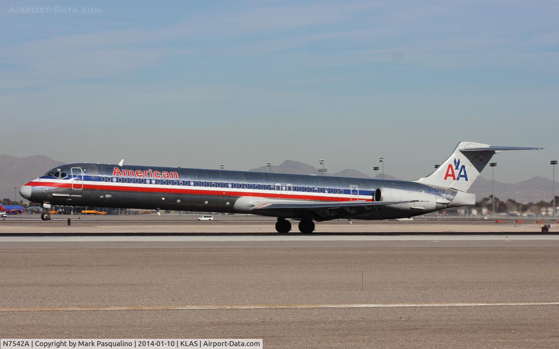 N7542A, 1990 McDonnell Douglas MD-82 (DC-9-82) C/N 49996, MD-82