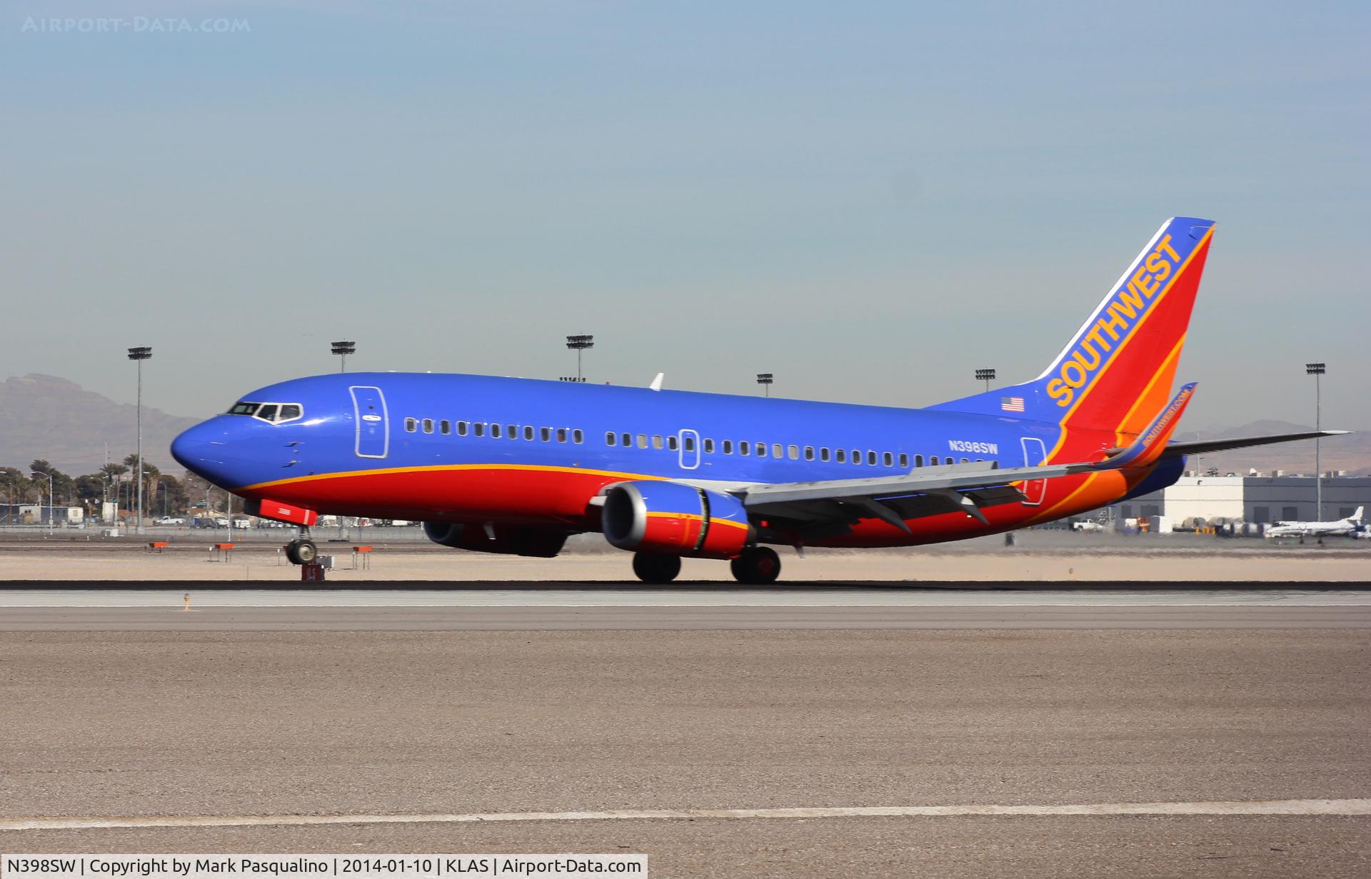 N398SW, 1995 Boeing 737-3H4 C/N 27692, Boeing 737-300