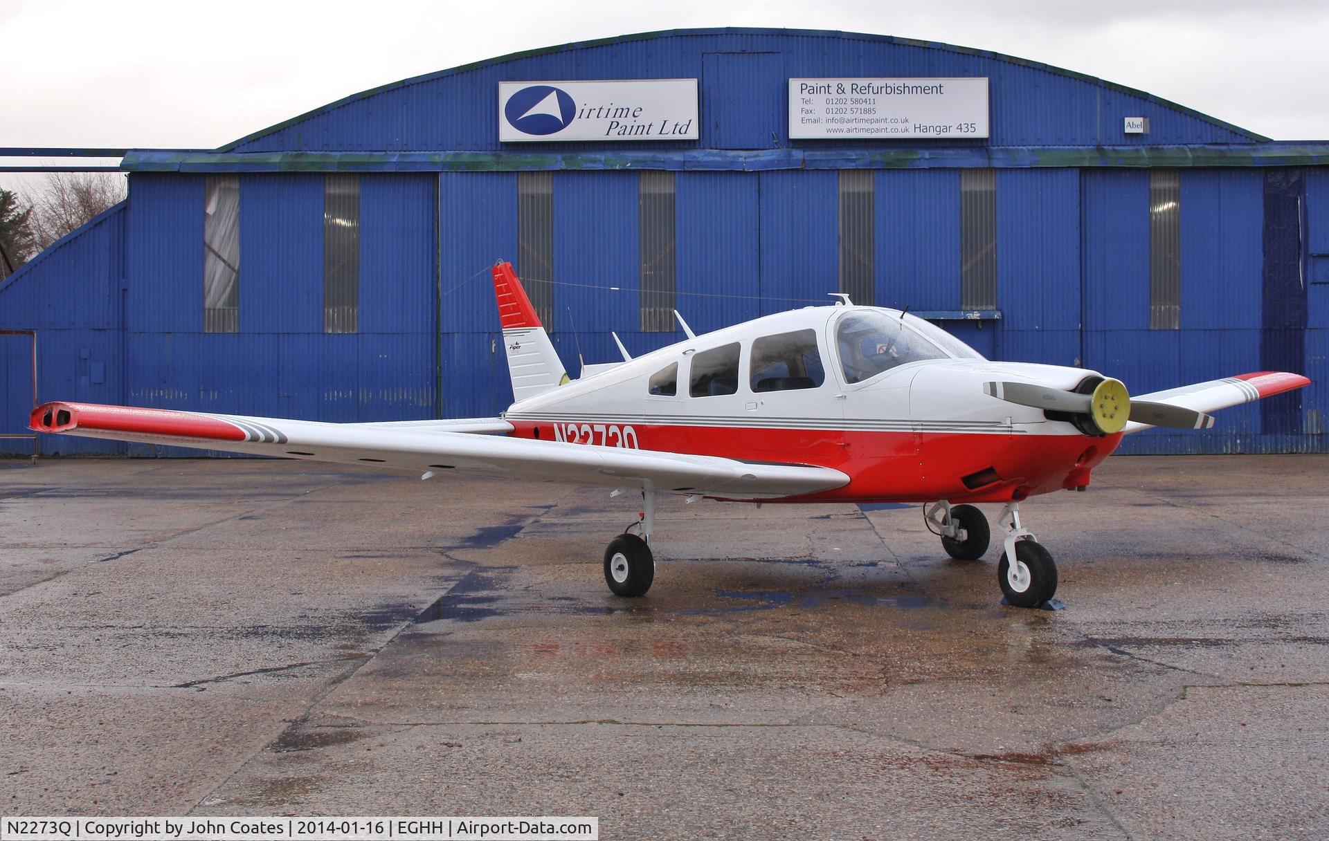 N2273Q, 1977 Piper PA-28-181 Cherokee Archer II C/N 28-7790389, Just repainted