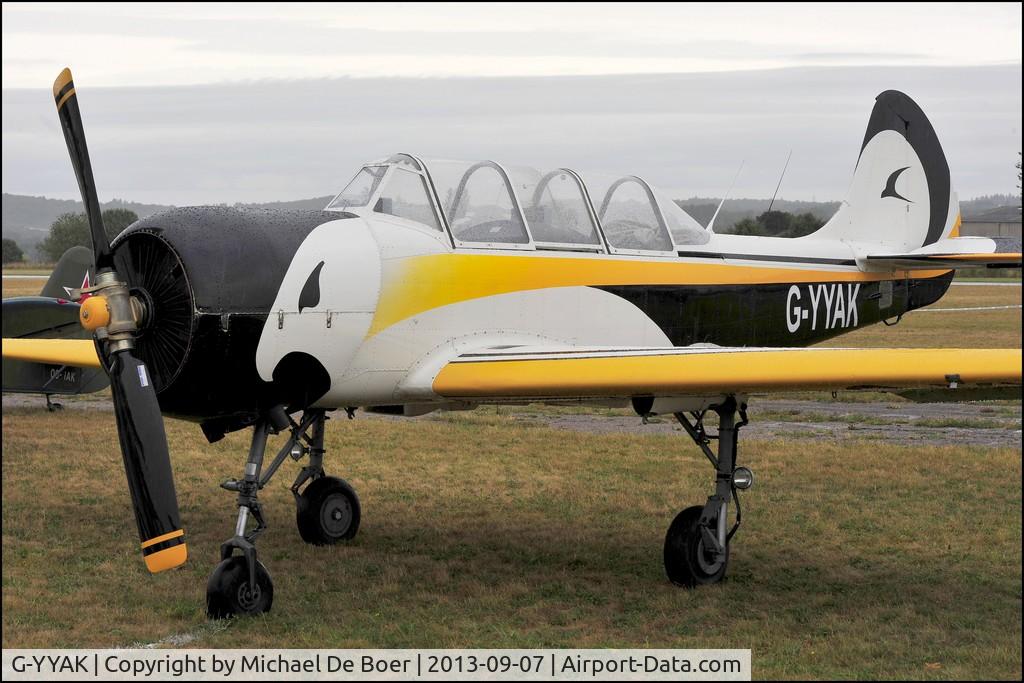 G-YYAK, 1987 Bacau Yak-52 C/N 878101, 14 05 2010 Zoersel