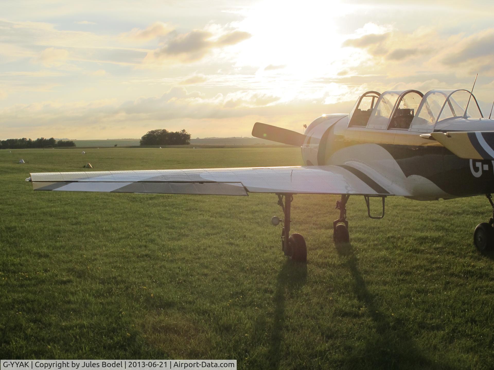 G-YYAK, 1987 Bacau Yak-52 C/N 878101, Lens-Benifontaine