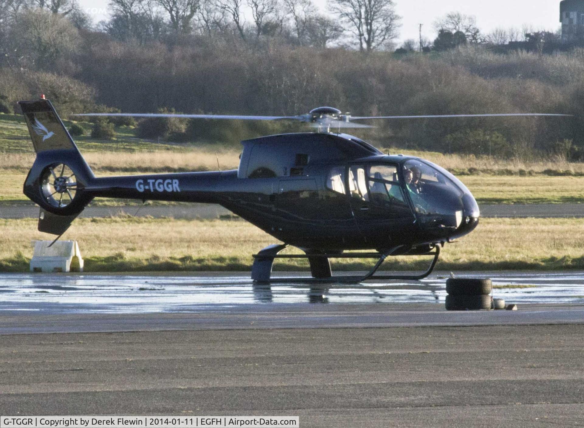 G-TGGR, 2001 Eurocopter EC-120B Colibri C/N 1224, Visiting EC-120B Colibri operated by the Messiah Corporation LTD based in Essex.