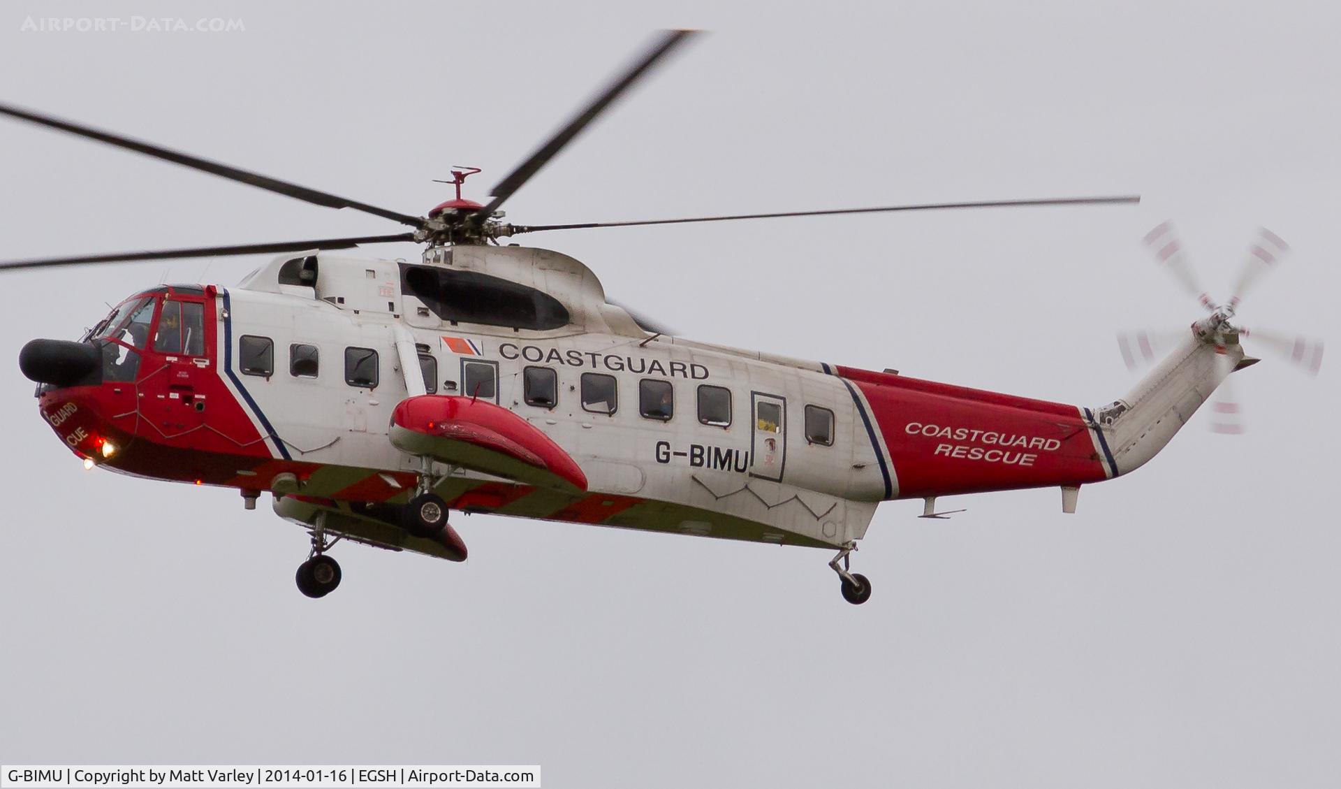 G-BIMU, 1974 Sikorsky S-61N C/N 61752, Arriving at a dull NWI for storage with Bristow's.....