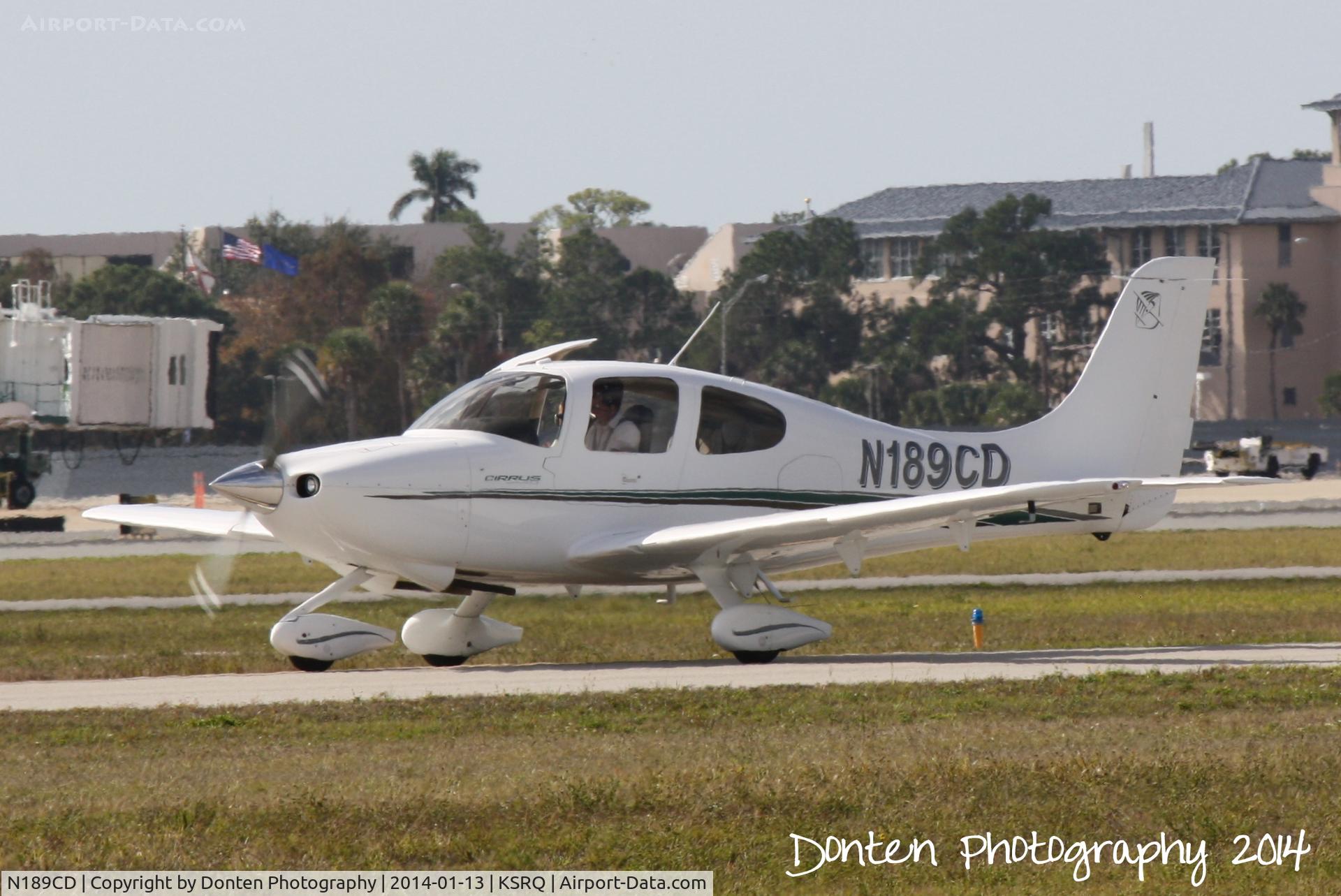 N189CD, 2000 Cirrus SR20 C/N 1097, Cirrus SR-20 (N189CD) arrives at Sarasota-Bradenton International Airport