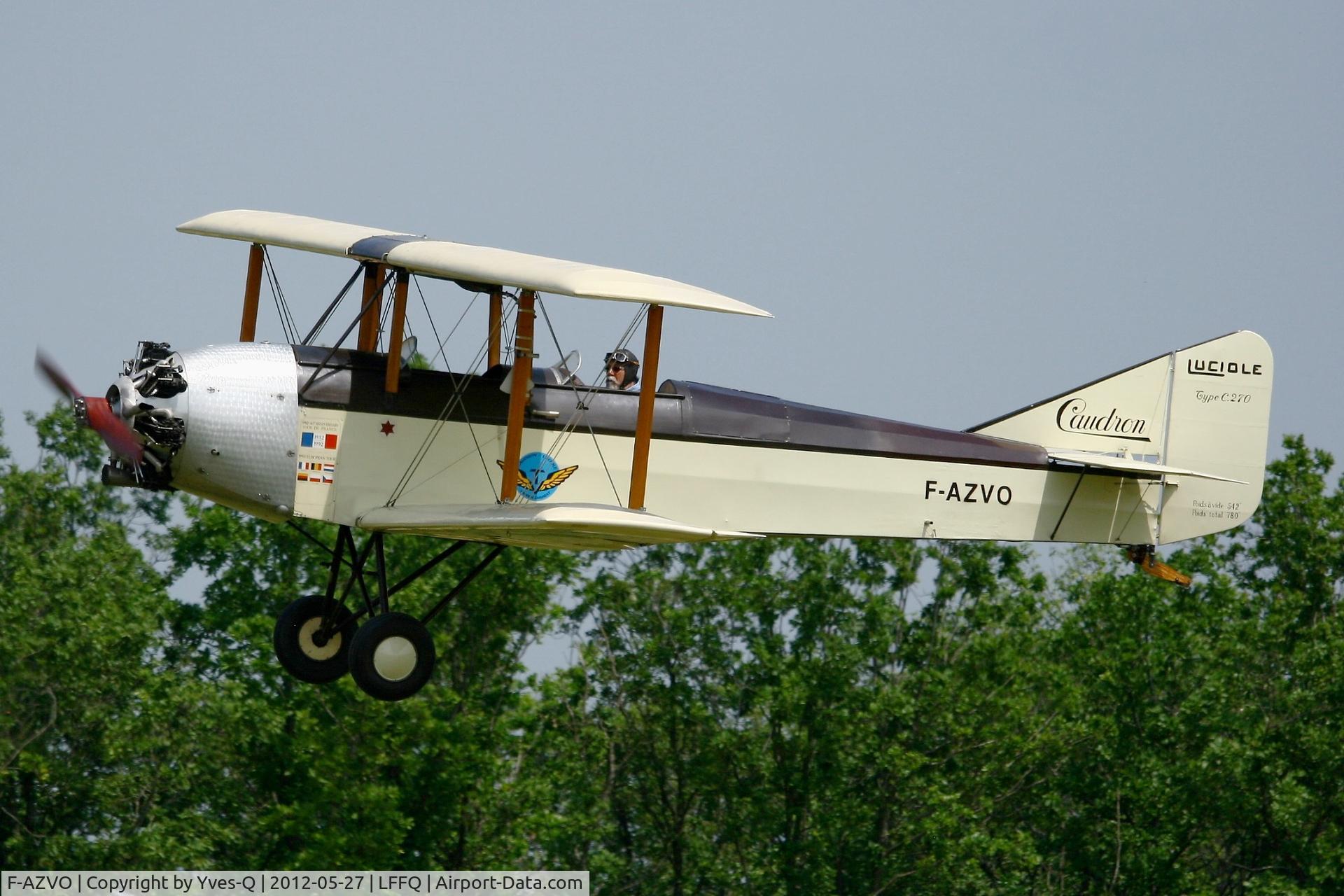 F-AZVO, 1932 Caudron C.270 Luciole C/N 6607/32, Caudron C.270 Luciole at La Ferte-Alais Airfield (LFFQ) air show 2012