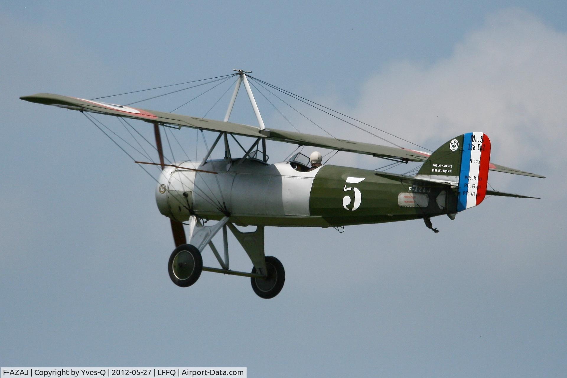 F-AZAJ, 1927 Morane-Saulnier MS-138EP-2 C/N 3220/138, Morane-Saulnier MS-138 EP2 , La Ferté-Alais Airfield (LFFQ) Air Show (Le Temps Des Hélices)