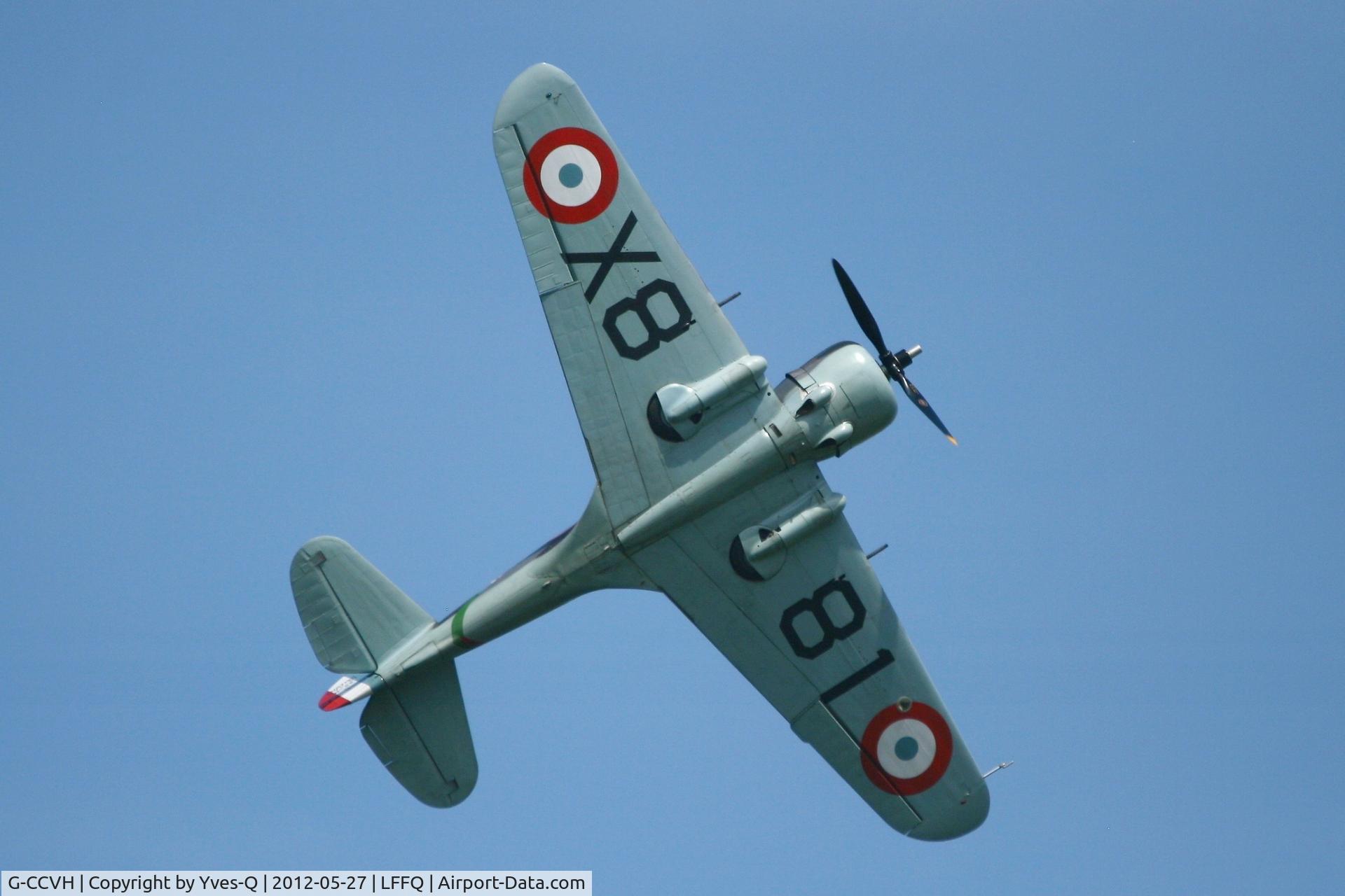 G-CCVH, 1939 Curtiss H-75A-1 C/N 12881, Curtiss H-75A-1 , La Ferté-Alais Airfield (LFFQ) air show 2012