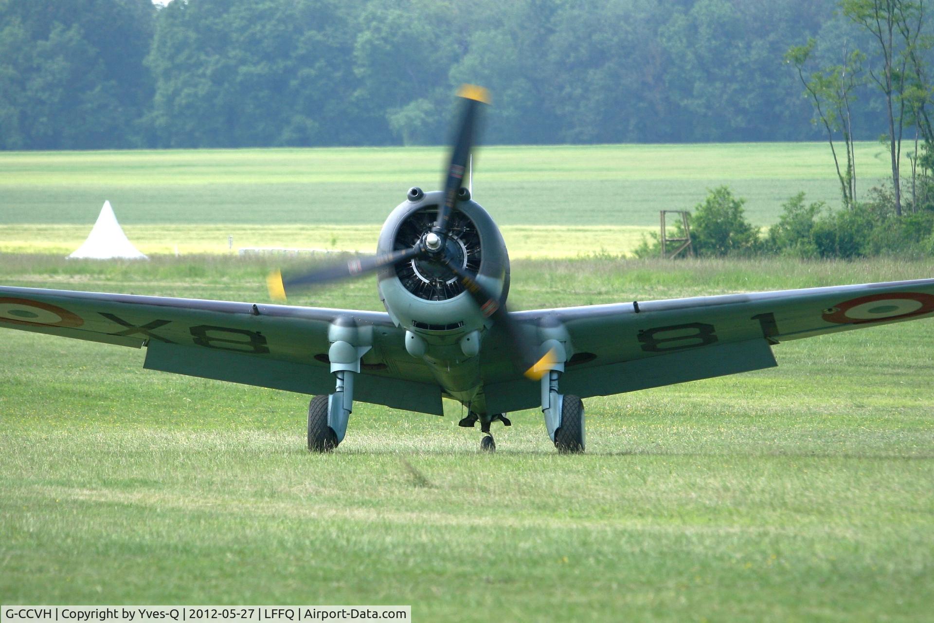 G-CCVH, 1939 Curtiss H-75A-1 C/N 12881, Curtiss H-75A-1 , La Ferté-Alais Airfield (LFFQ) air show 2012