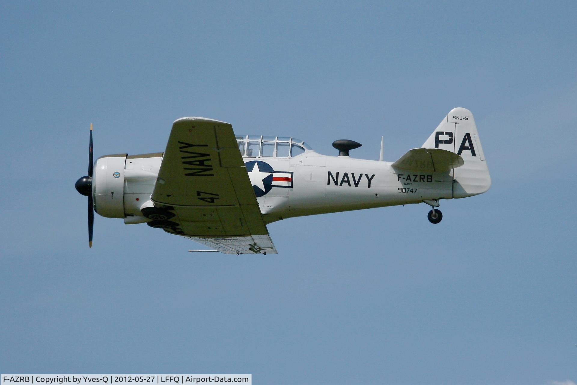 F-AZRB, North American SNJ-5 Texan Texan C/N 88-17955, North American SNJ-5 Texan, La Ferte-Alais Airfield (LFFQ) Air Show 2012