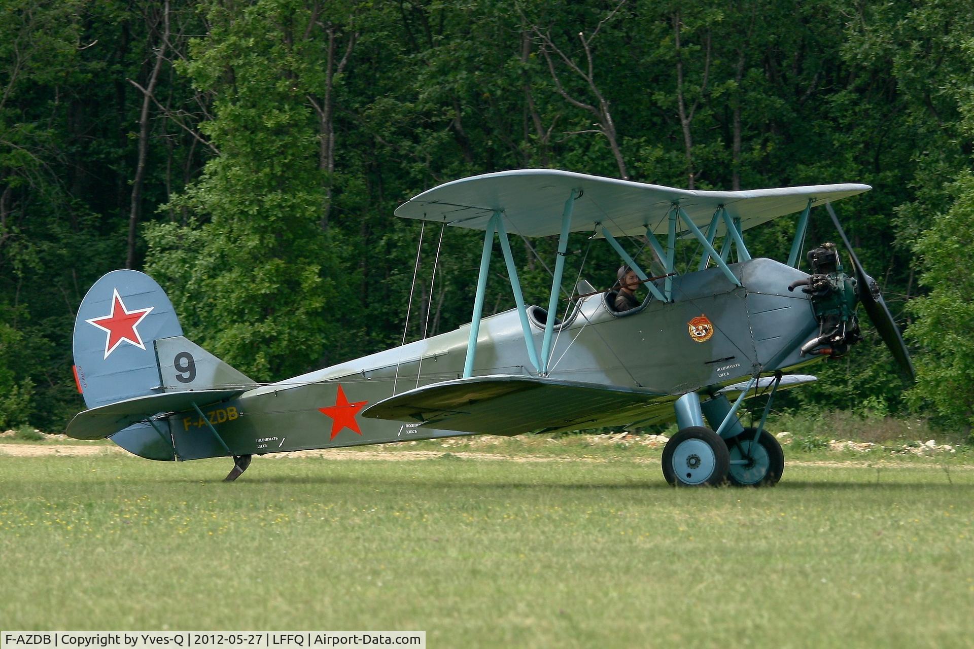 F-AZDB, Polikarpov Po-2W C/N 045, Polikarpov Po-2W, La Ferté Alais Airfield (LFFQ) Air Show (Le Temps Des Hélices) in may 2012