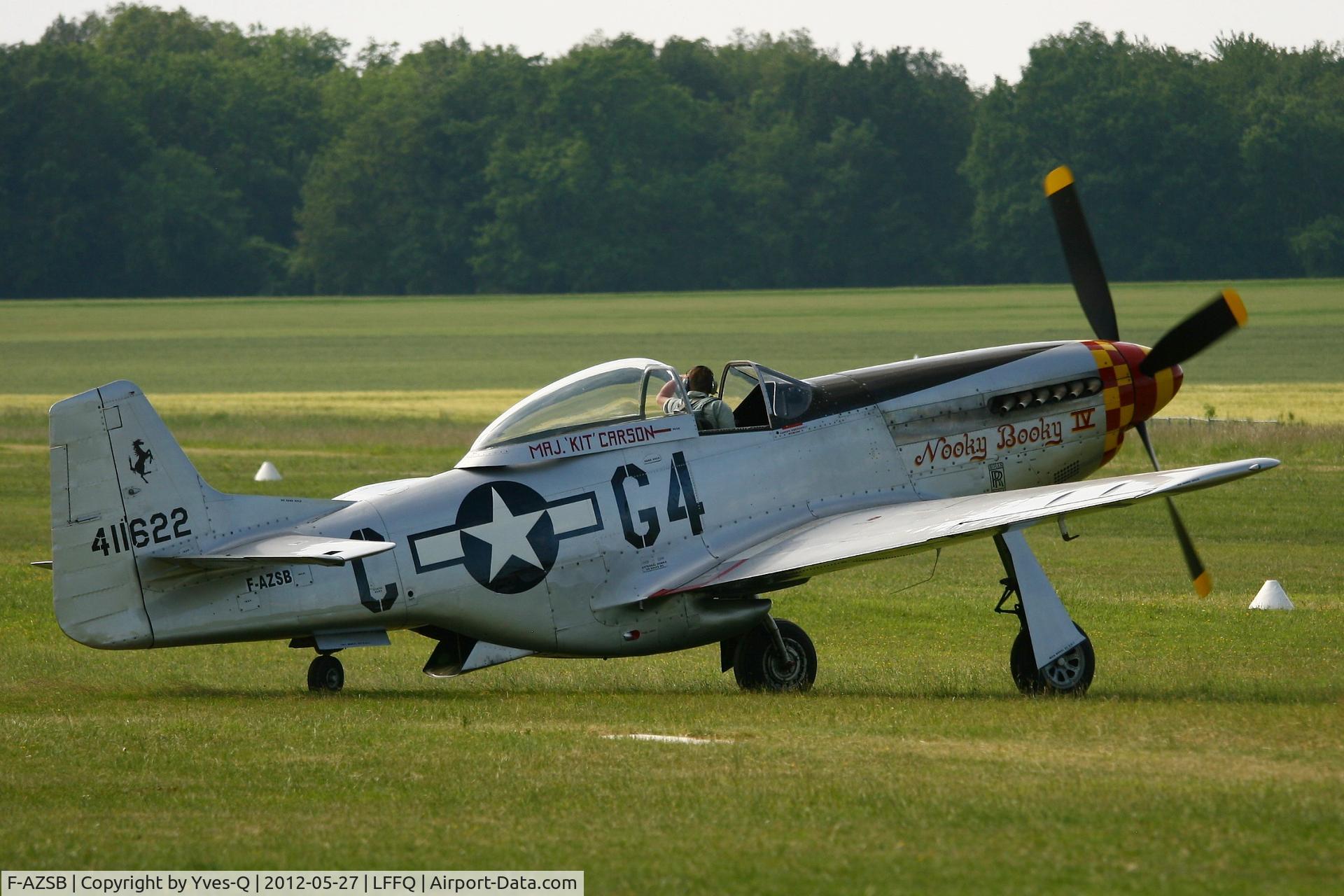 F-AZSB, 1944 North American P-51D Mustang C/N 122-40967, North American P-51D Mustang, La Ferté-Alais Airfield (LFFQ) Air Show (Le Temps Des Hélices) in may 2012