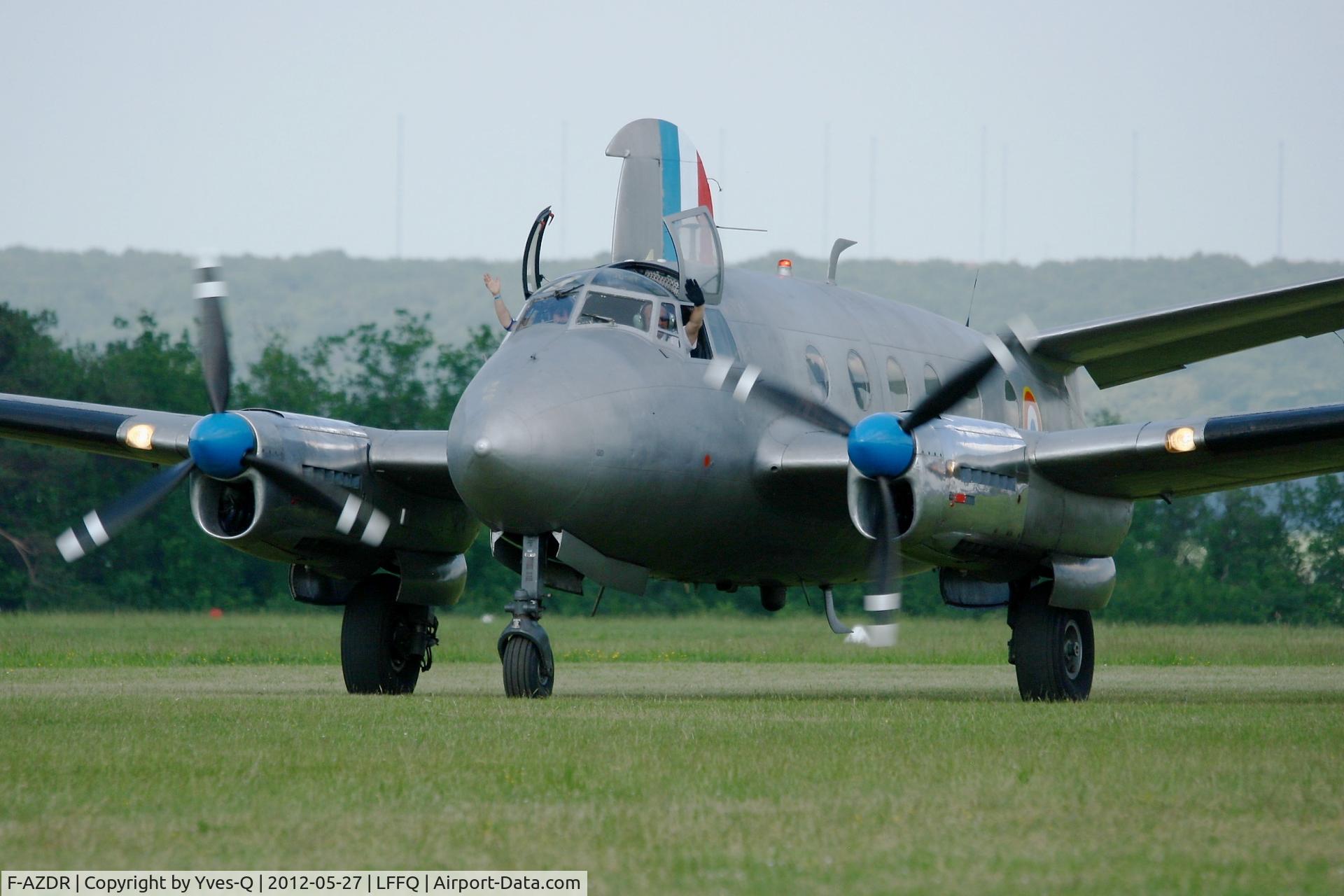 F-AZDR, Dassault MD-312 Flamant C/N 160, Dassault MD-312 Flamant, La Ferté-Alais Airfield (LFFQ) Air Show (Le Temps Des Hélices) in may 2012