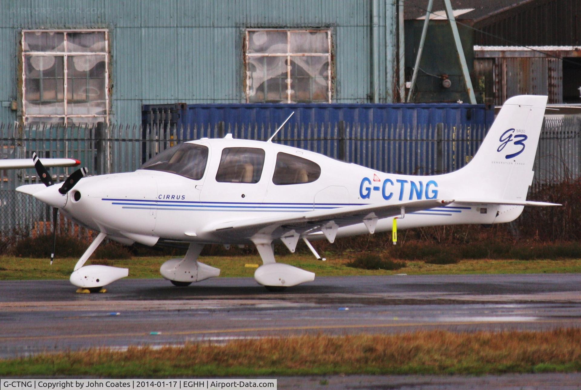 G-CTNG, 2008 Cirrus SR20 C/N 2012, Visitor at BHL