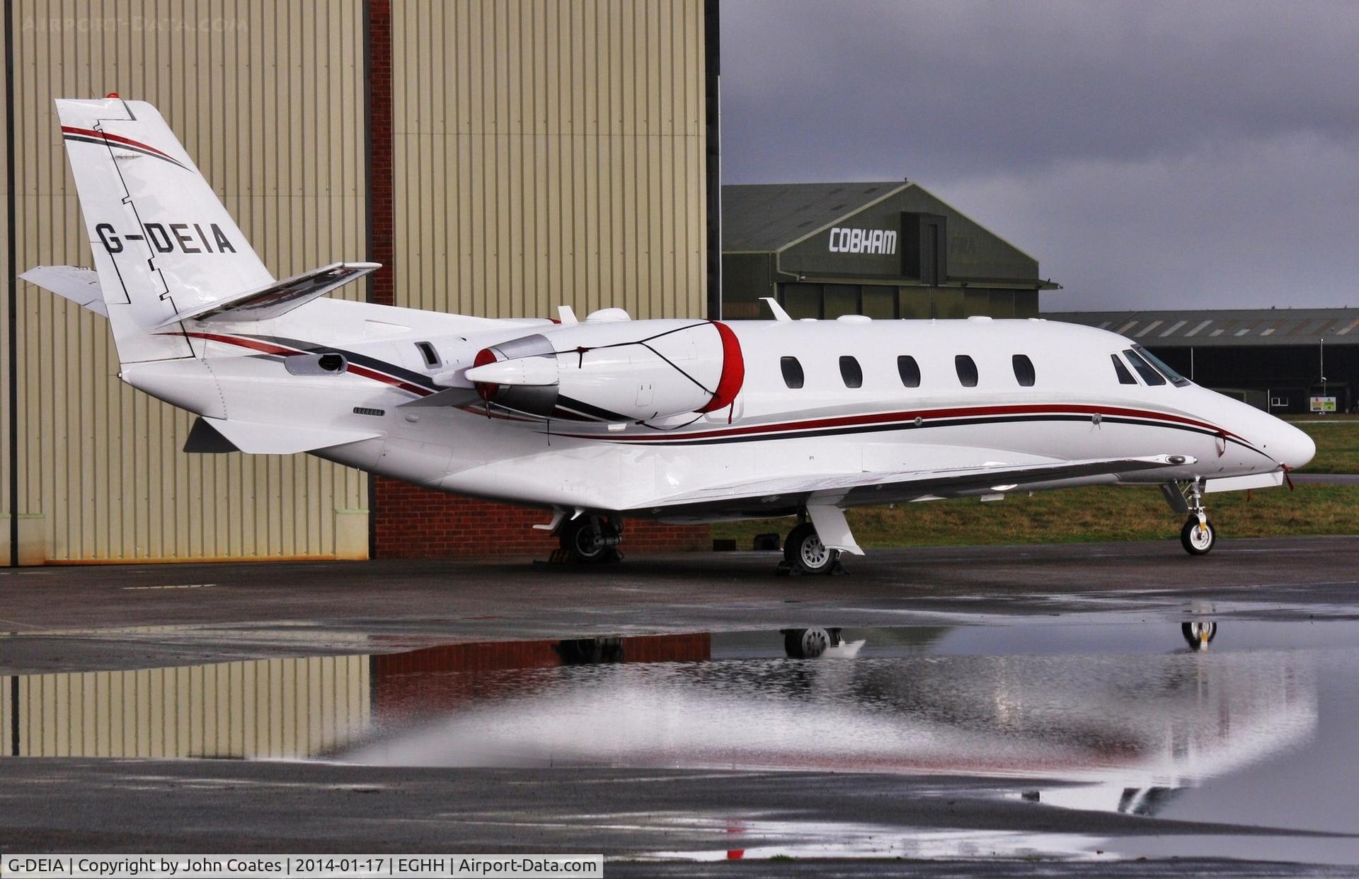 G-DEIA, 2012 Cessna 560XL Citation XLS+ C/N 560-6119, Just sitting reflecting on the day.