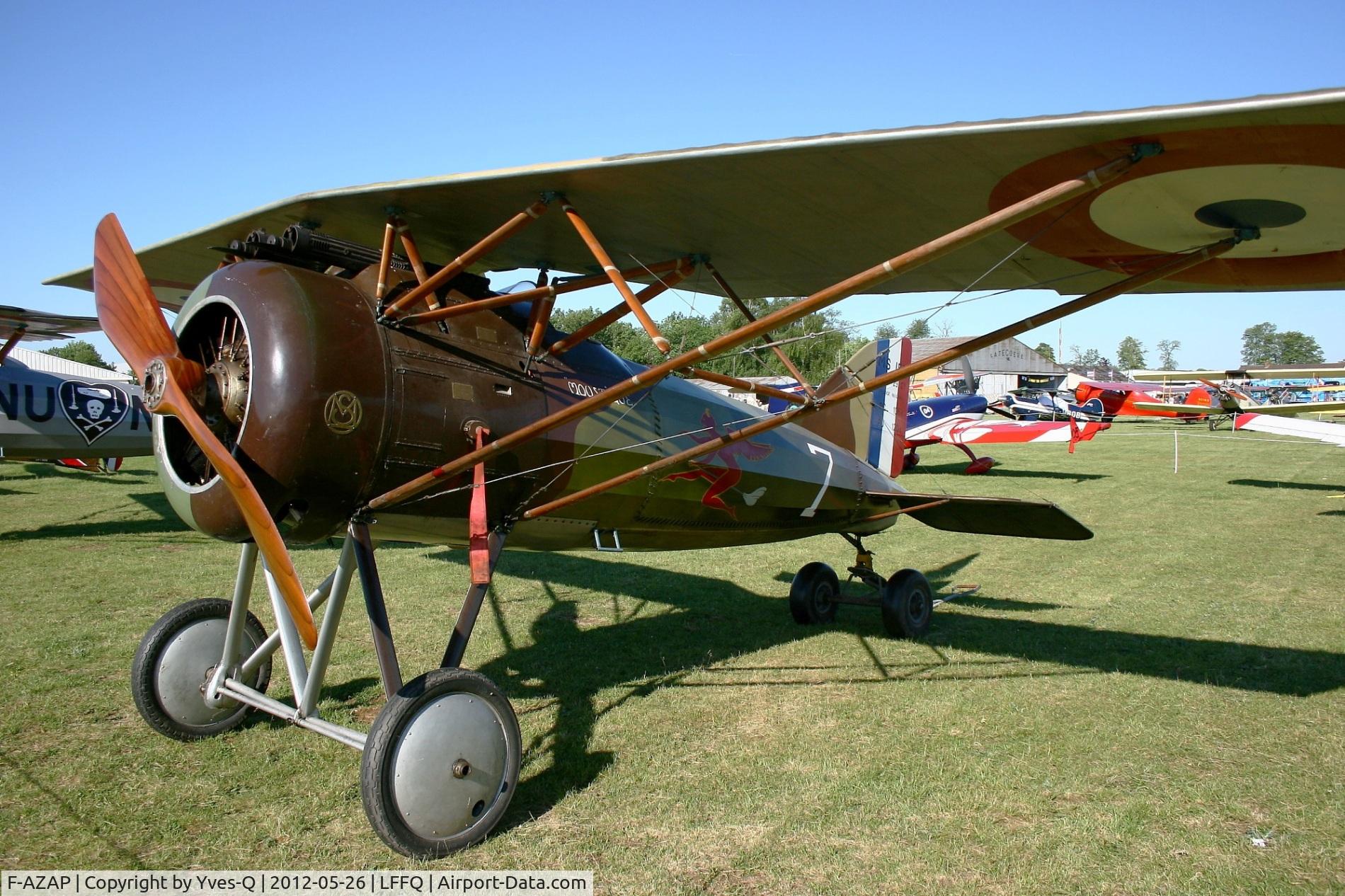 F-AZAP, Morane-Saulnier MS A1 C/N 2, Morane-Saulnier MS-A1 Replica, La Ferté-Alais Airfield (LFFQ) Air Show 2012
