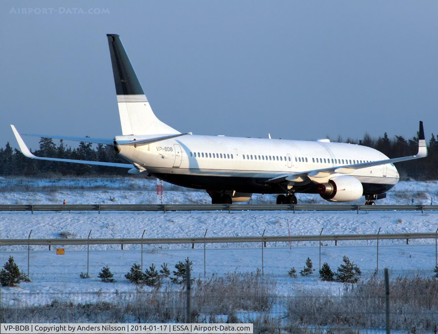 VP-BDB, 2009 Boeing 737-9LBER C/N 38890, Parked at ramp M.