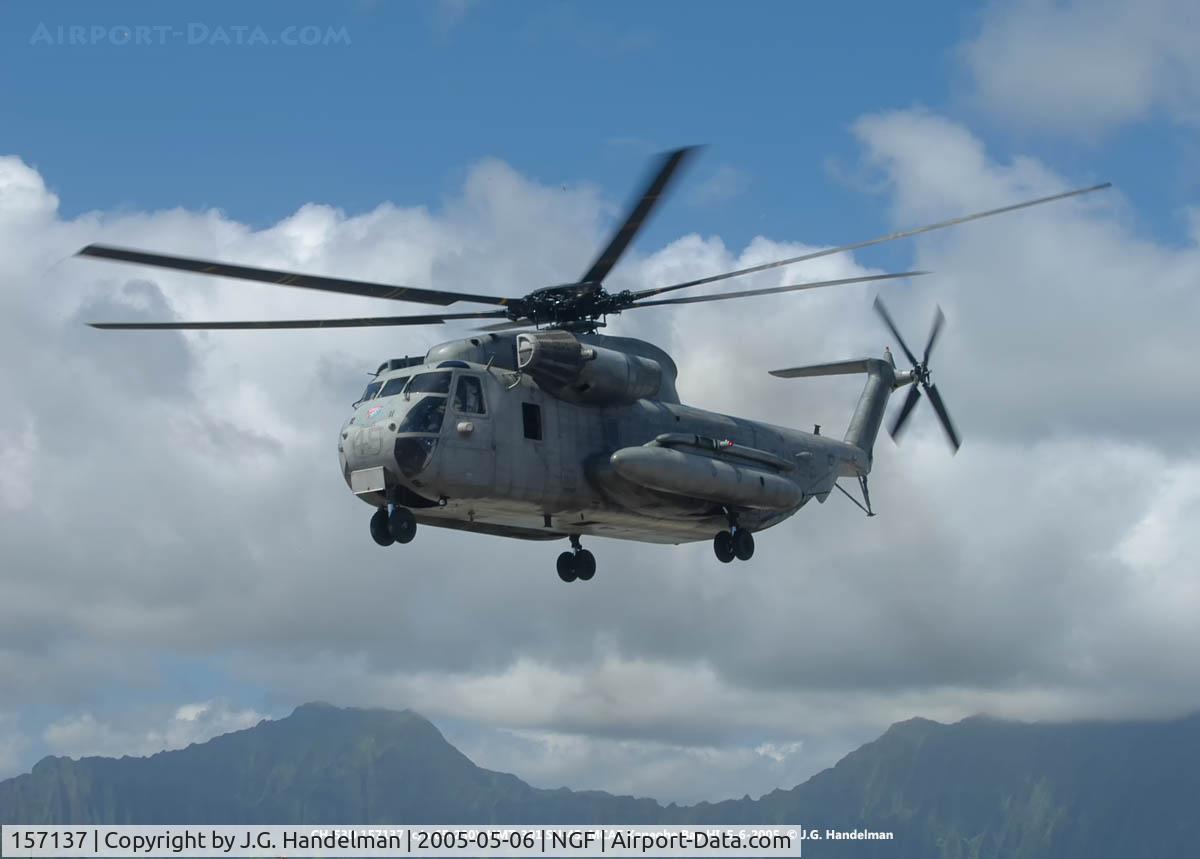 157137, Sikorsky CH-53D Sea Stallion C/N 65-230, In Hover Mode.