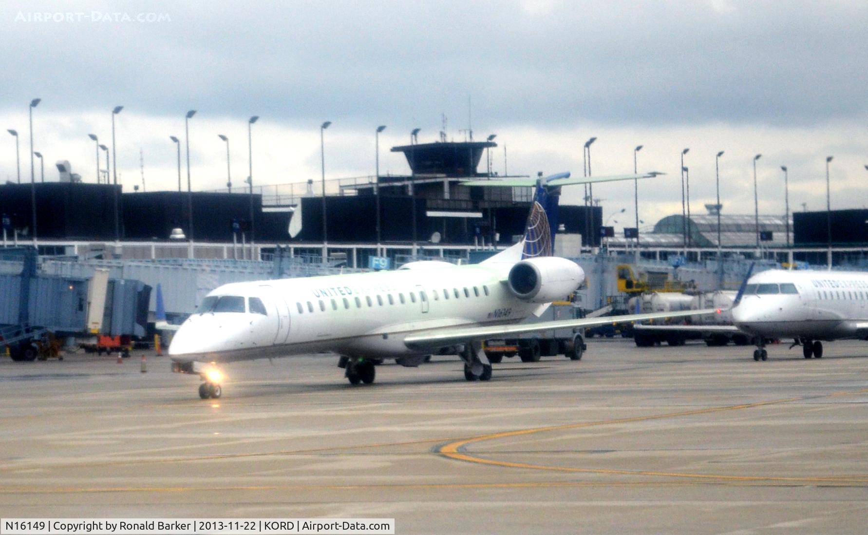 N16149, 2003 Embraer ERJ-145XR (EMB-145XR) C/N 145753, Taxi ORD