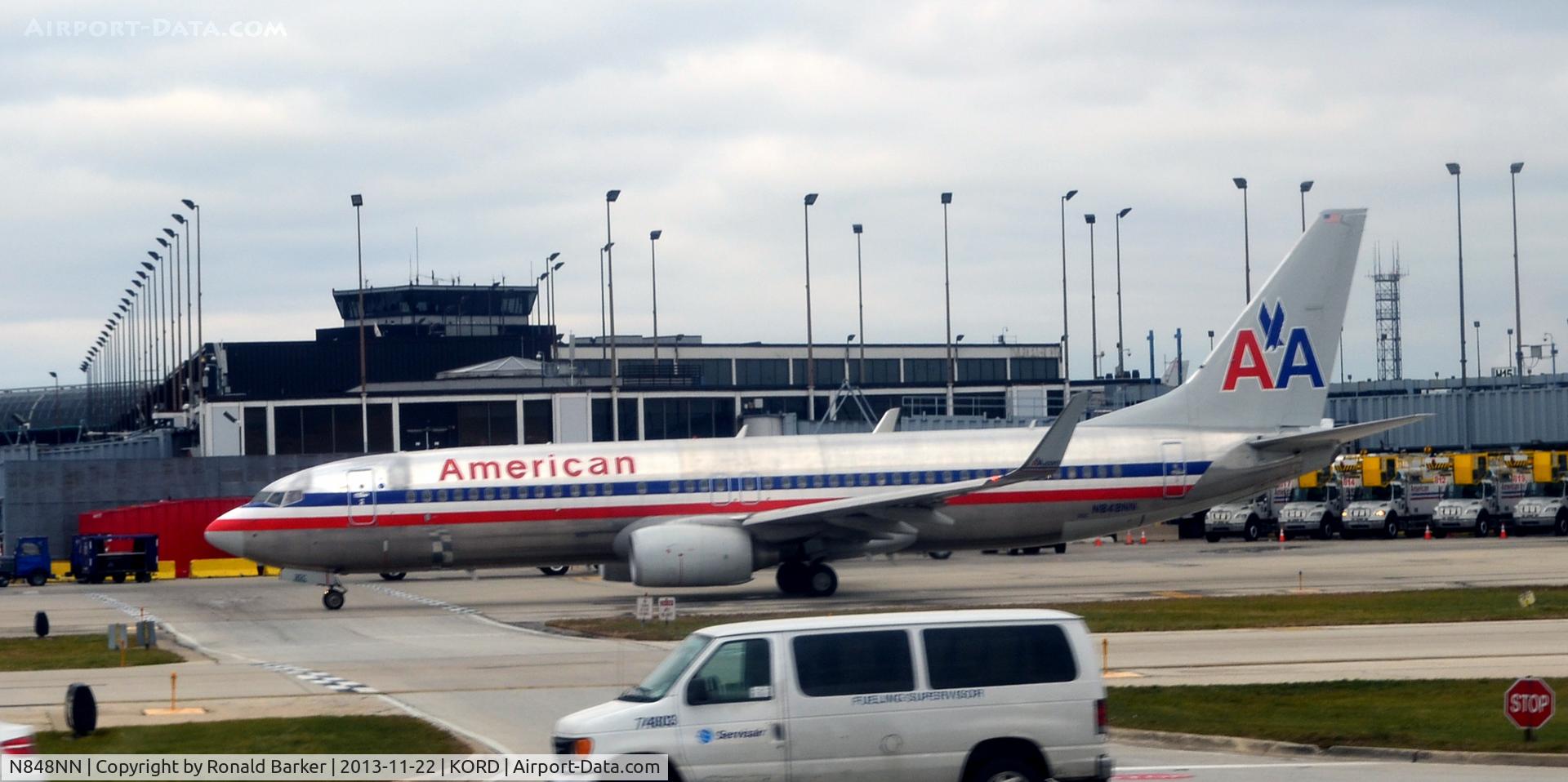 N848NN, 2010 Boeing 737-823 C/N 31103, Taxi O'Hare