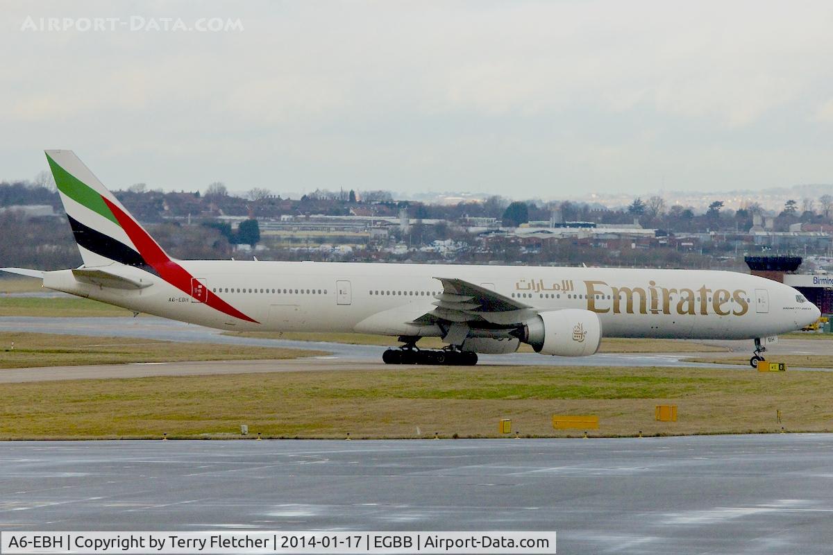 A6-EBH, 2005 Boeing 777-31H/ER C/N 32707, 2014 photo taken at Birmingham UK