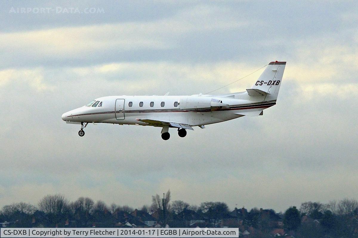 CS-DXB, Cessna 560 XL Citation Excel C/N 560-5553, 2014 photo taken at Birmingham UK