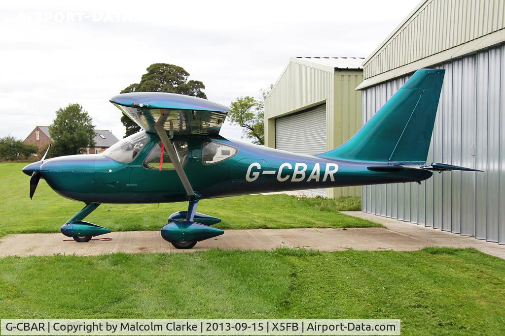 G-CBAR, 2003 Stoddard-Hamilton Glastar C/N PFA 295-13133, Stoddard-Hamilton Glastar, Fishburn Airfield UK, September 2013.