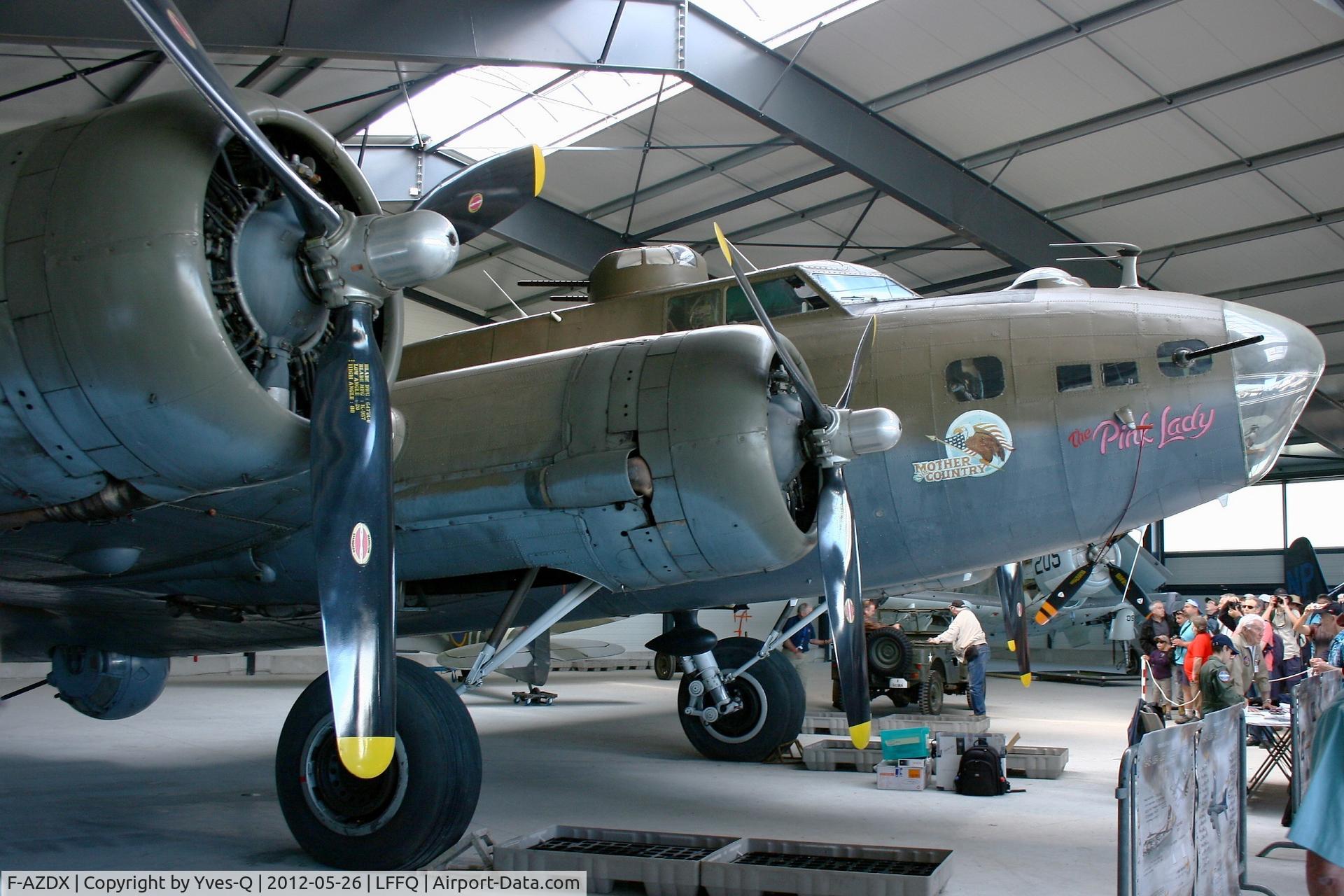 F-AZDX, 1944 Boeing B-17G Flying Fortress C/N 8246, Boeing B-17G Flying Fortress, La Ferté Alais Airfield (LFFQ) Air Show (Le Temps Des Hélices) in may 2012