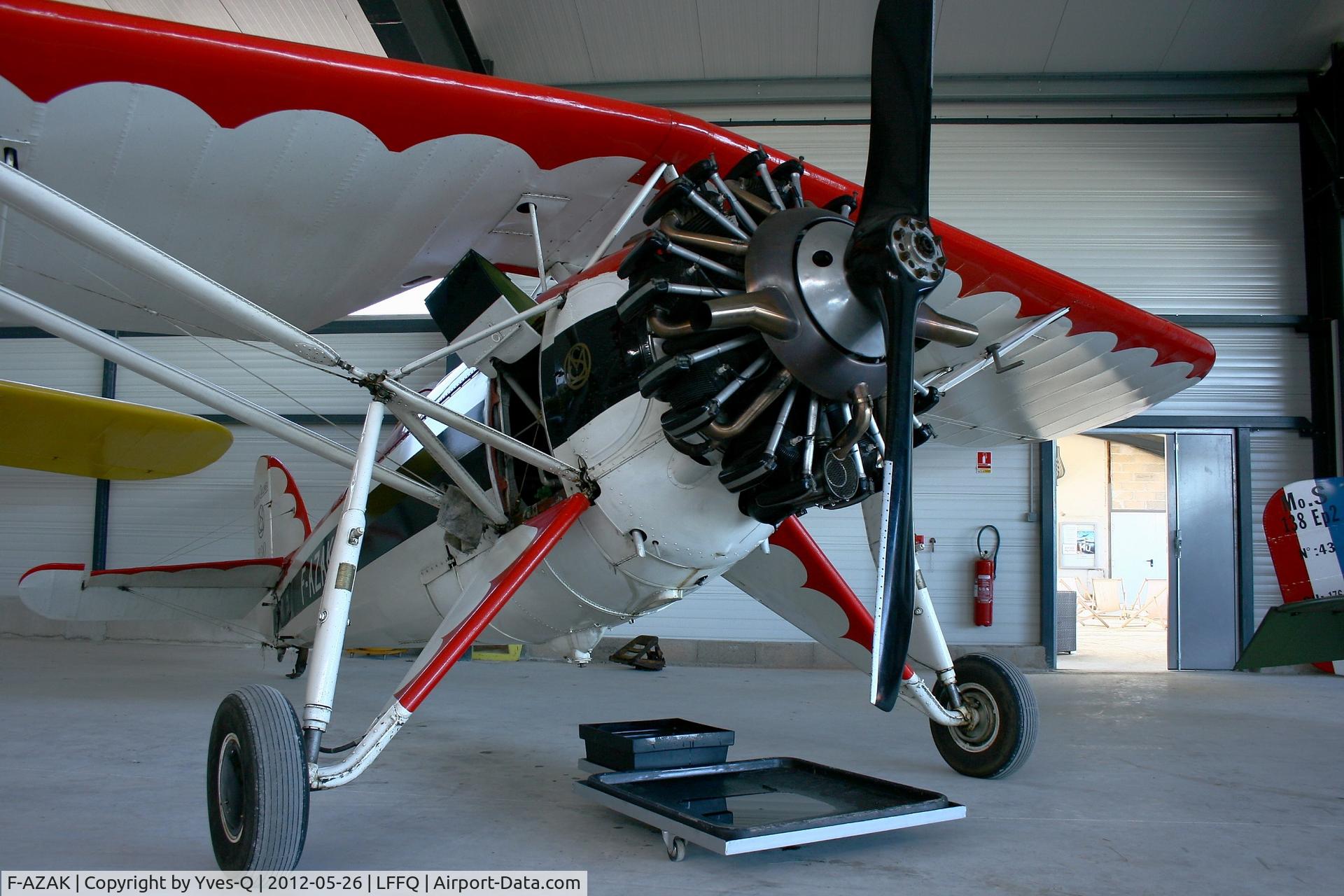 F-AZAK, Morane-Saulnier MS-230 C/N 403, Morane-Saulnier MS-230, La Ferté Alais Airfield (LFFQ) Air Show (Le Temps Des Hélices) in may 2012