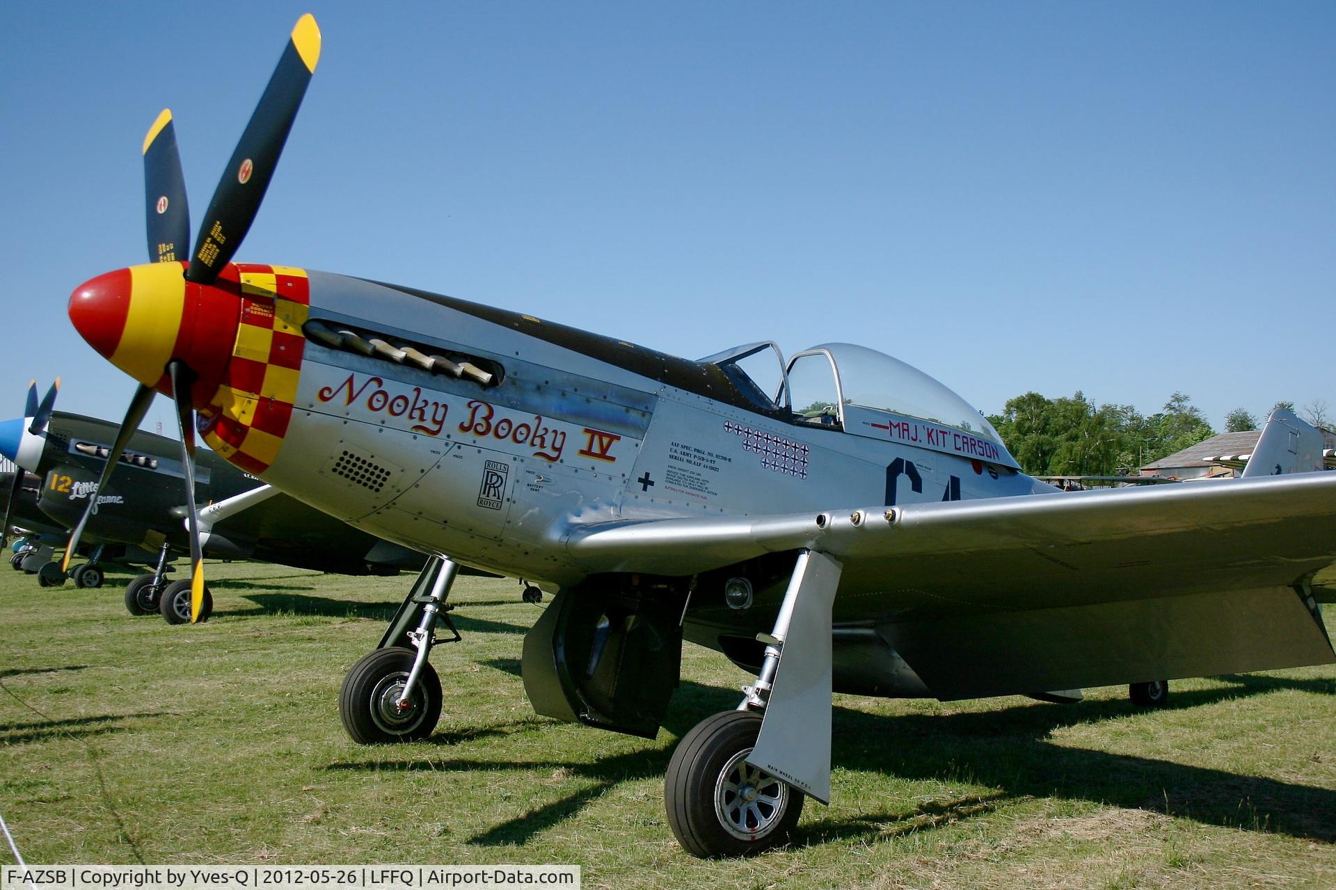 F-AZSB, 1944 North American P-51D Mustang C/N 122-40967, North American P-51D Mustang, La Ferté-Alais Airfield (LFFQ) Air Show (Le Temps Des Hélices) in may 2012