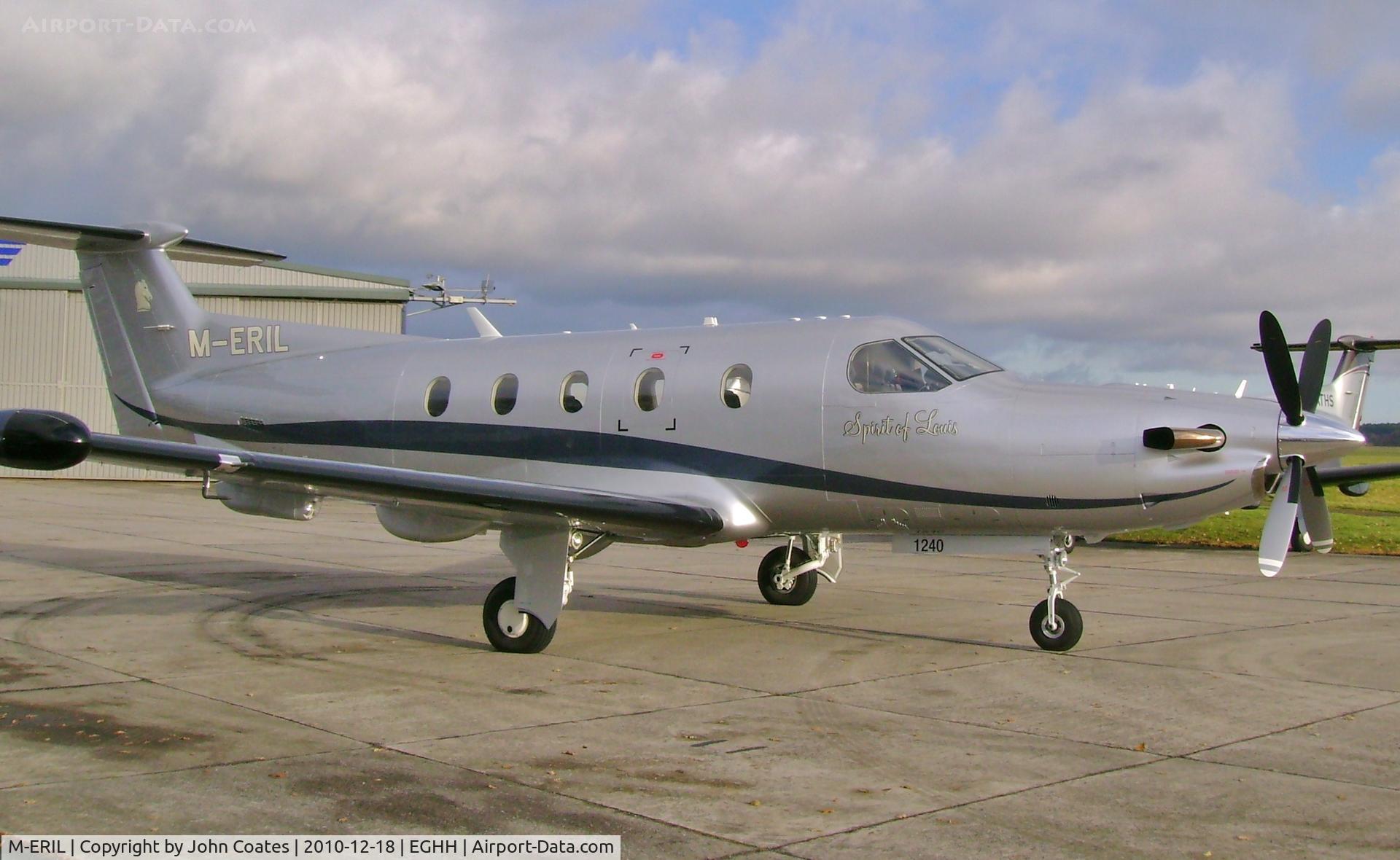 M-ERIL, 2010 Pilatus PC-12/47E C/N 1240, Parked at Pilatus Centre
