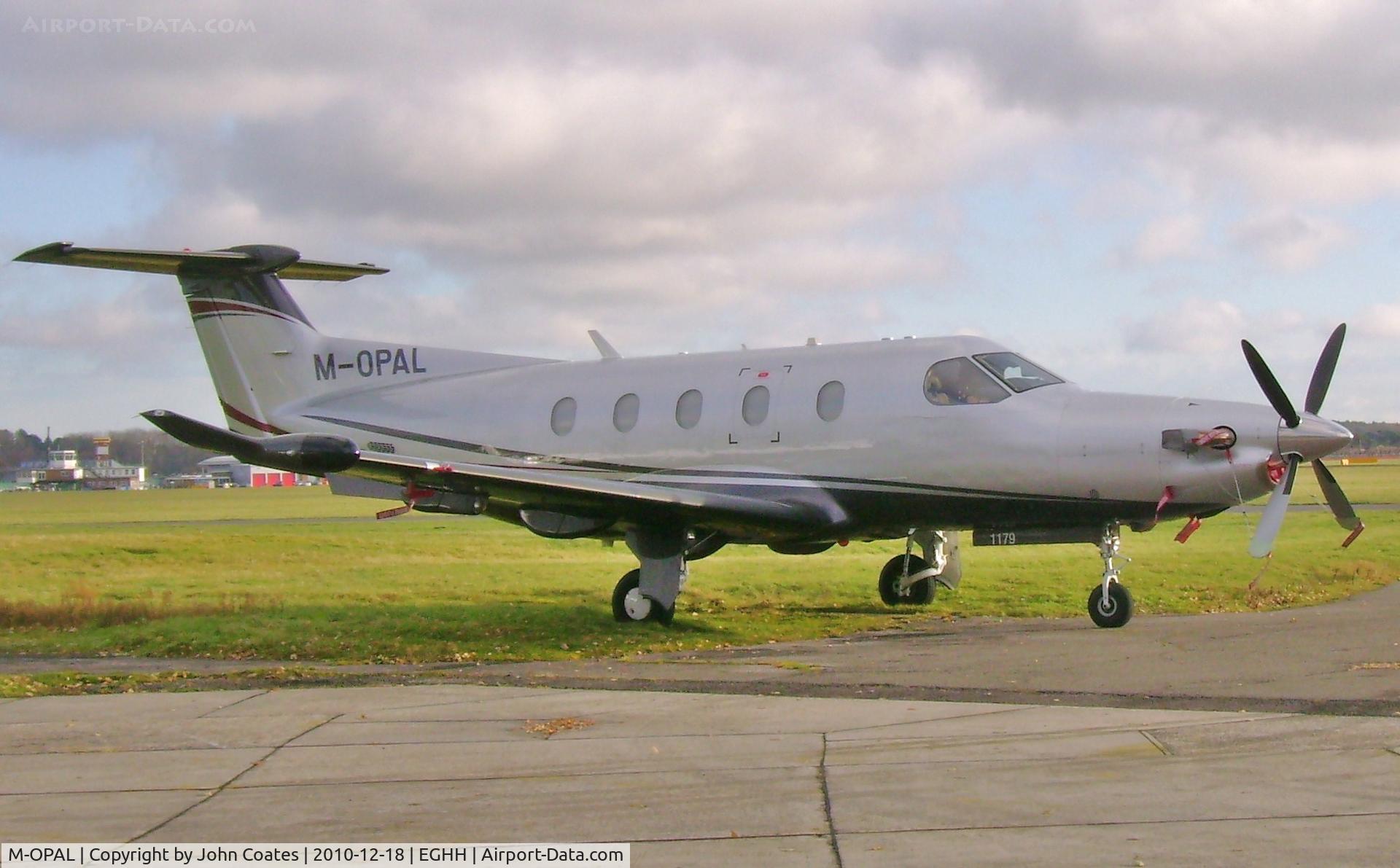M-OPAL, 2009 Pilatus PC-12/47E C/N 1179, Parked at Pilatus Centre