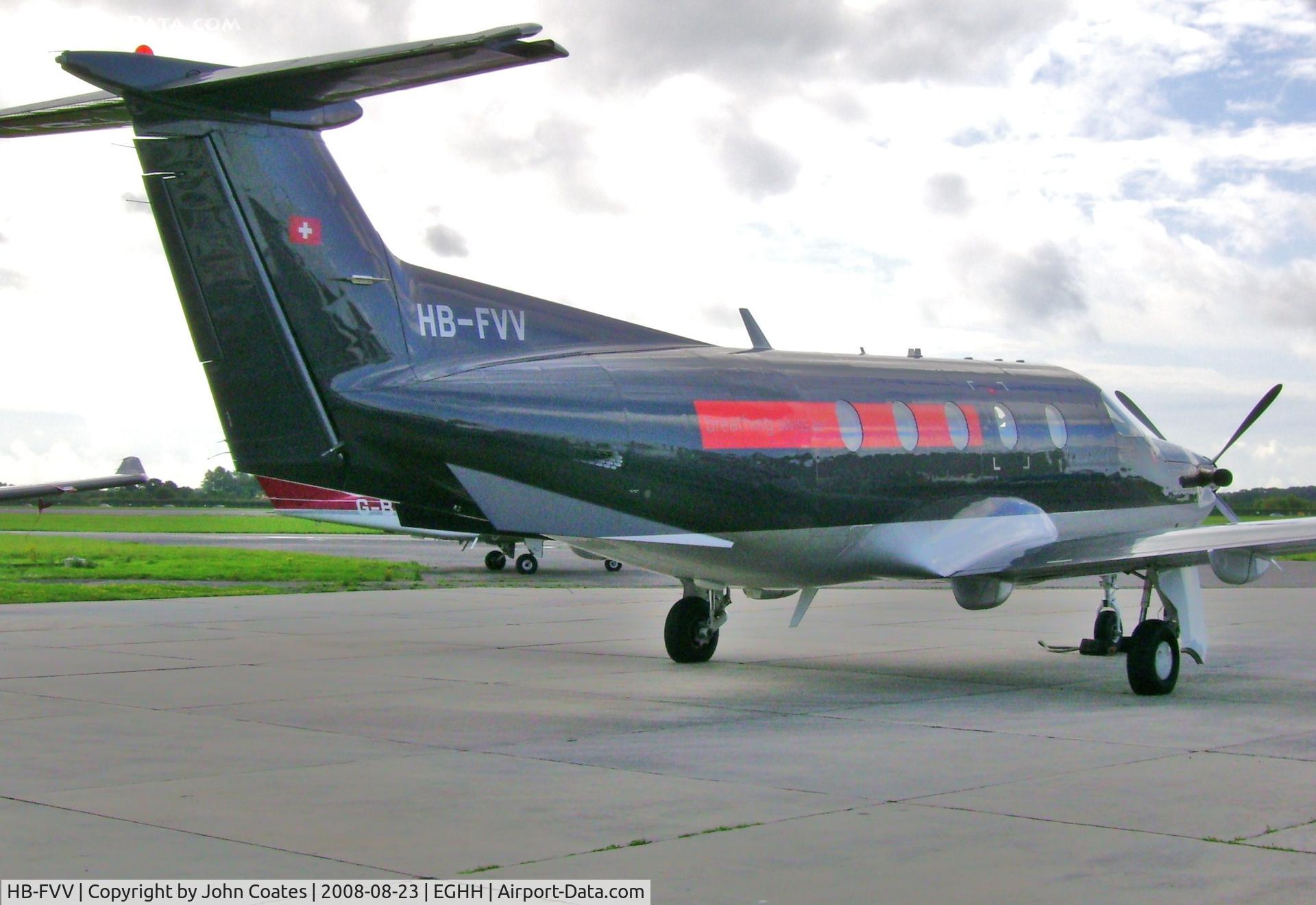 HB-FVV, 2006 Pilatus PC-12/47 C/N 778, Parked at Pilatus Centre