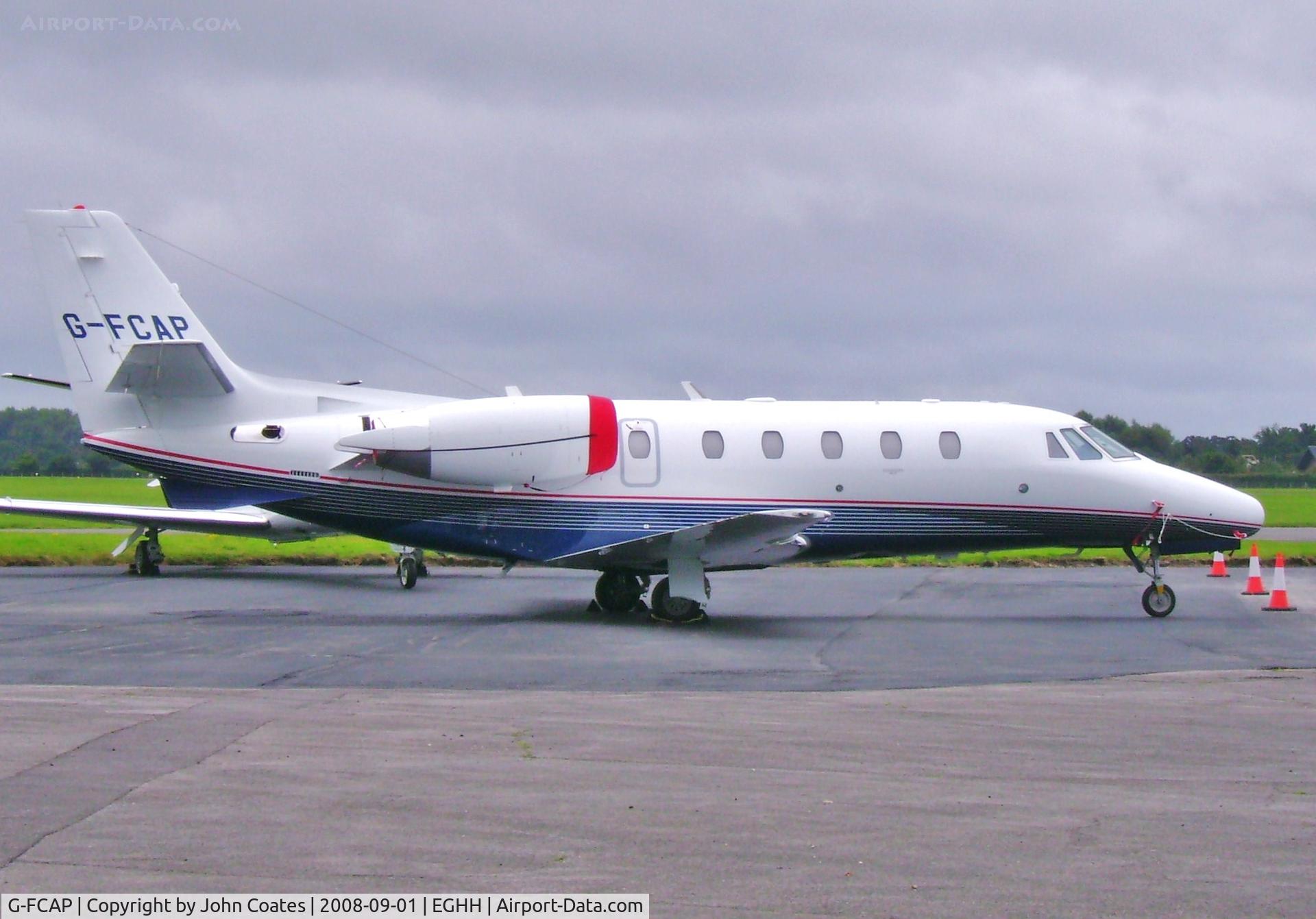 G-FCAP, 2008 Cessna 560XL Citation XLS C/N 560-5793, Parked at Citation Centre