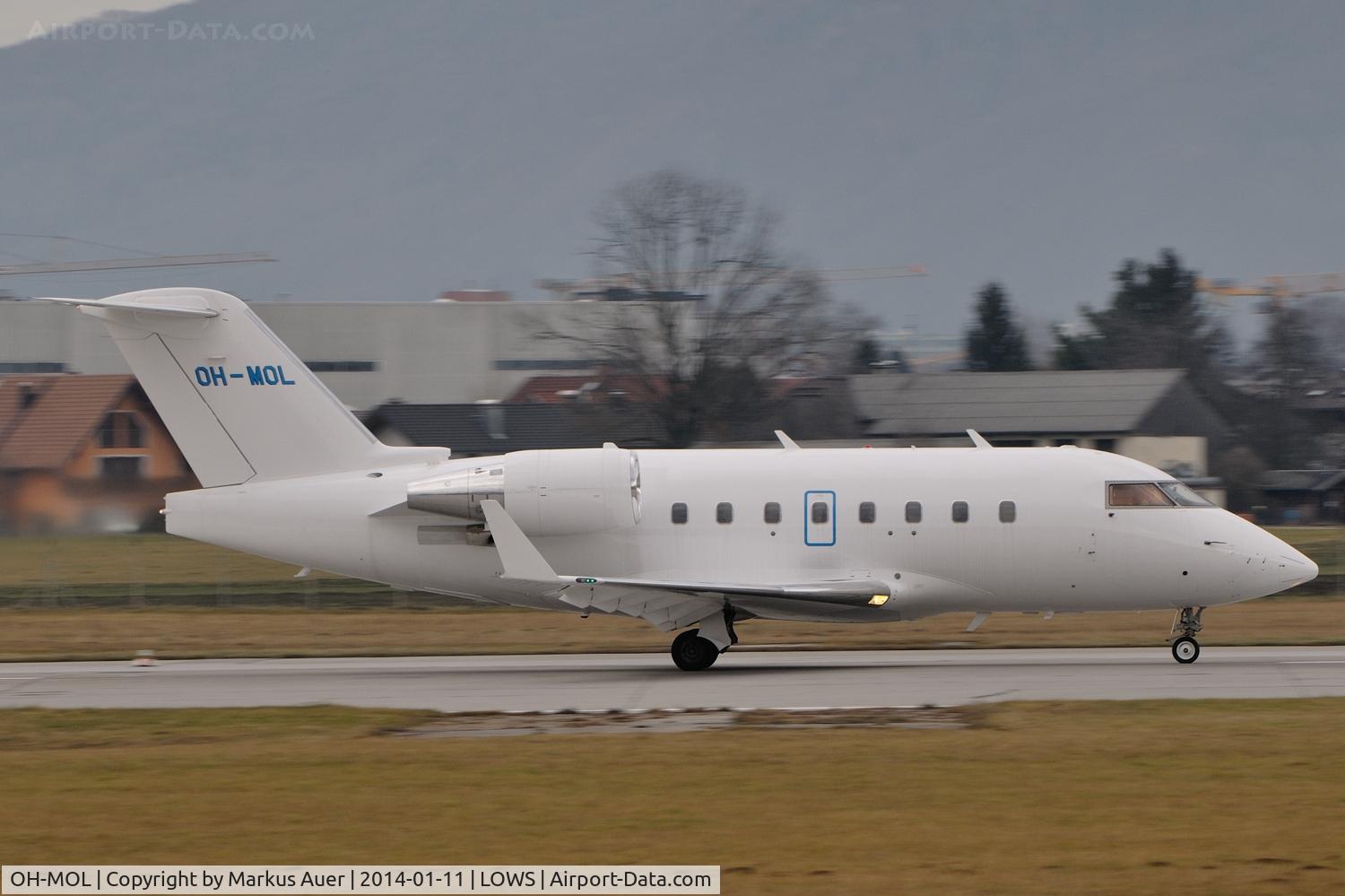 OH-MOL, 2006 Bombardier Challenger 604 (CL-600-2B16) C/N 5658, Wintercharter