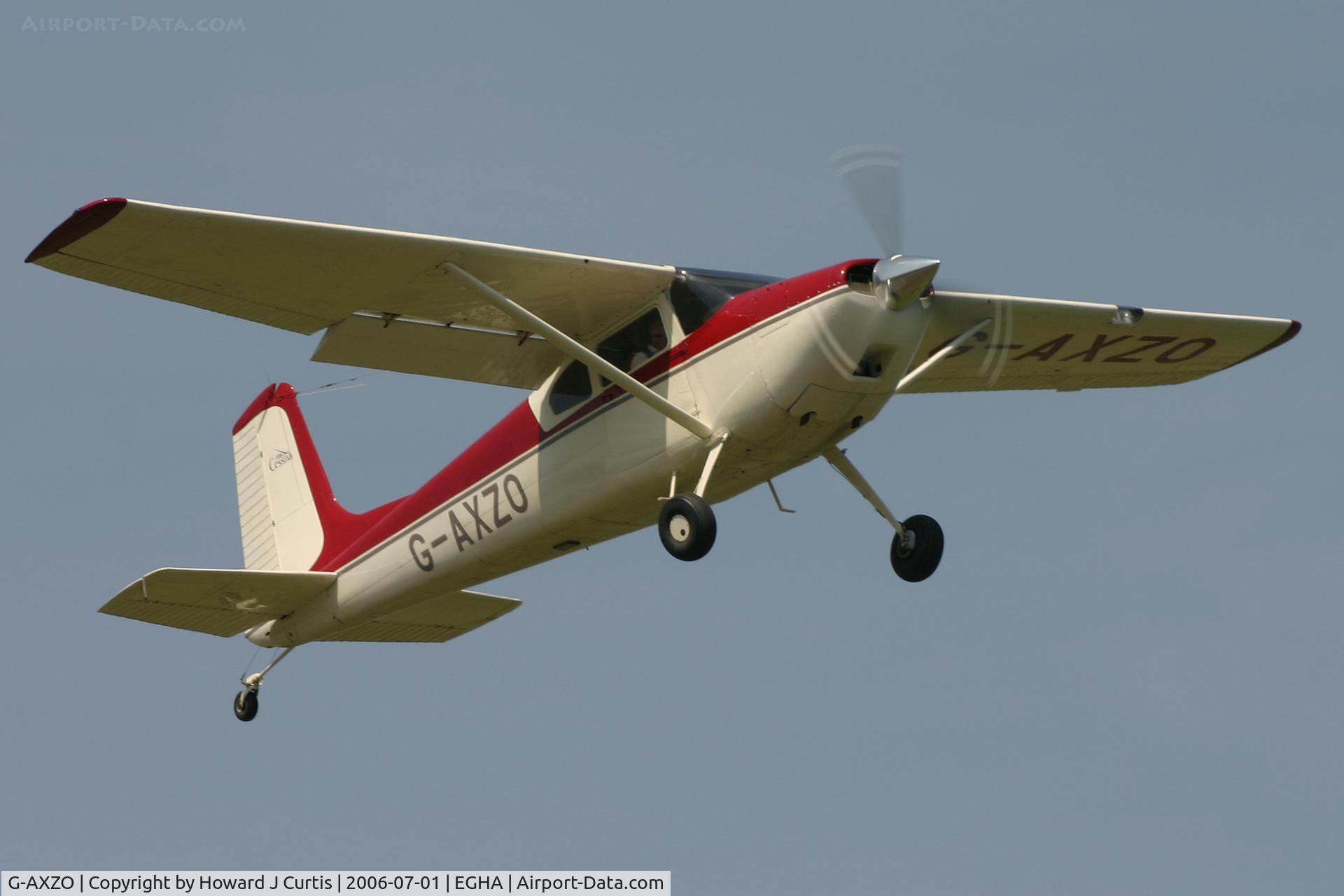 G-AXZO, 1954 Cessna 180 C/N 31137, Caught on departure.