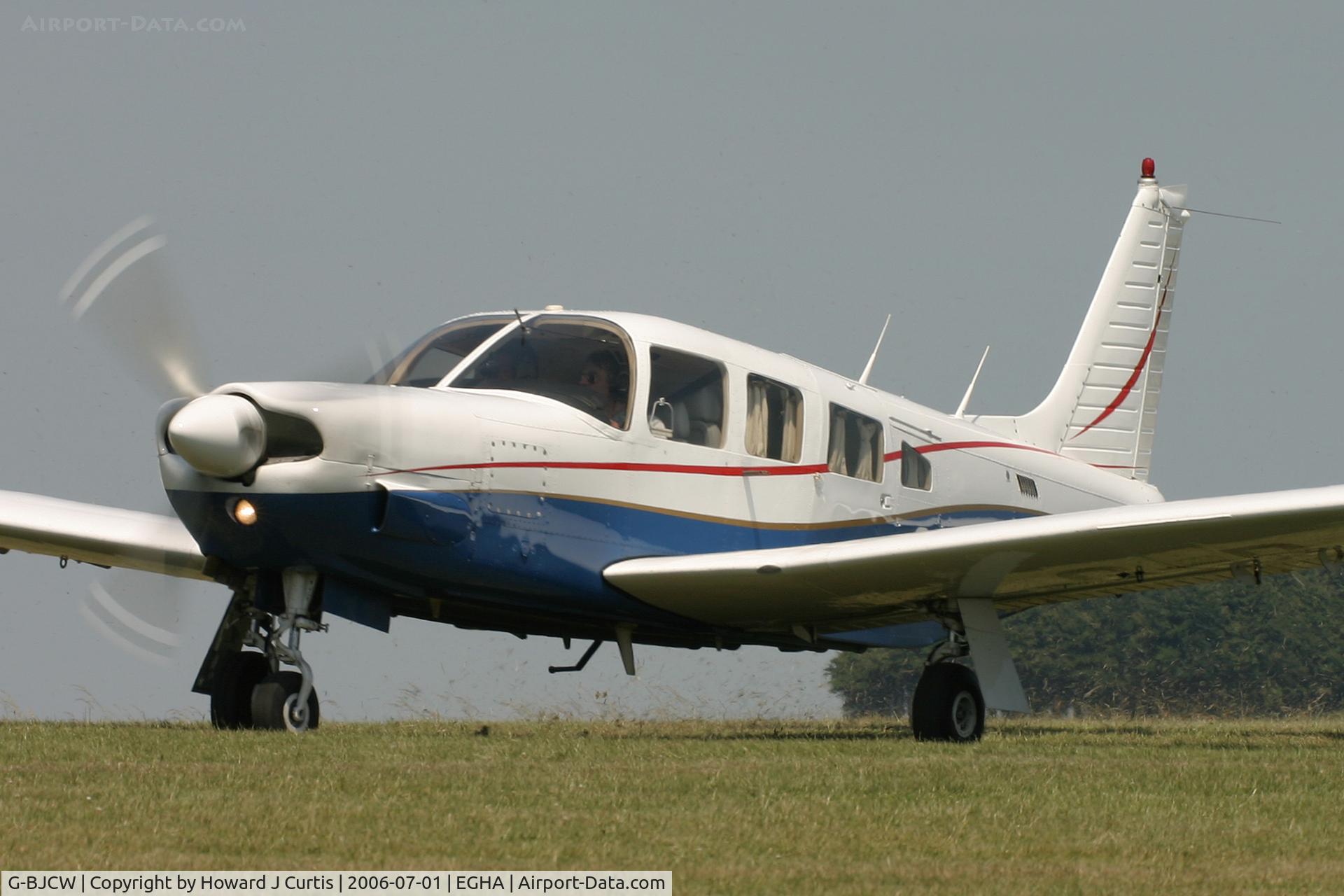 G-BJCW, 1981 Piper PA-32R-301 Saratoga SP C/N 32R-8113094, Privately owned.
