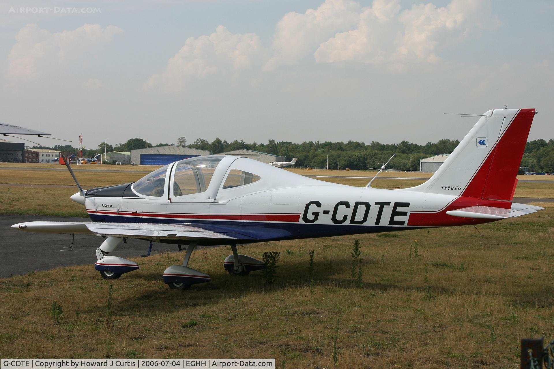 G-CDTE, 2005 Tecnam P-2002JF Sierra C/N 029, Privately owned.