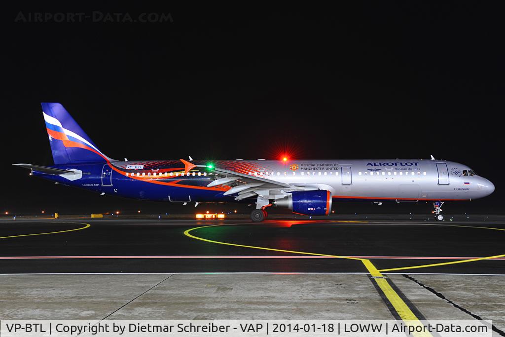 VP-BTL, 2013 Airbus A321-211 C/N 5881, Aeroflot Airbus 321