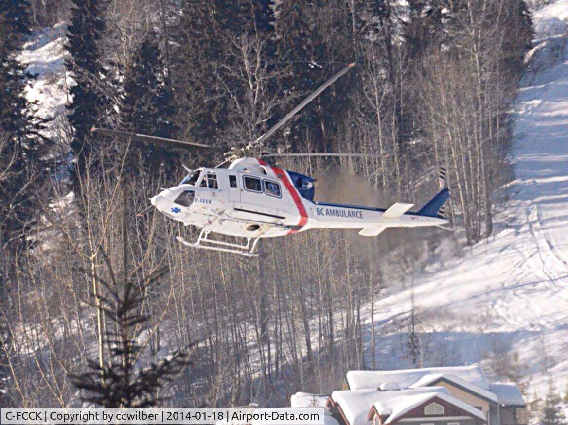 C-FCCK, 1990 Bell 412SP C/N 36009, Medevac from Sun Peaks, BC
